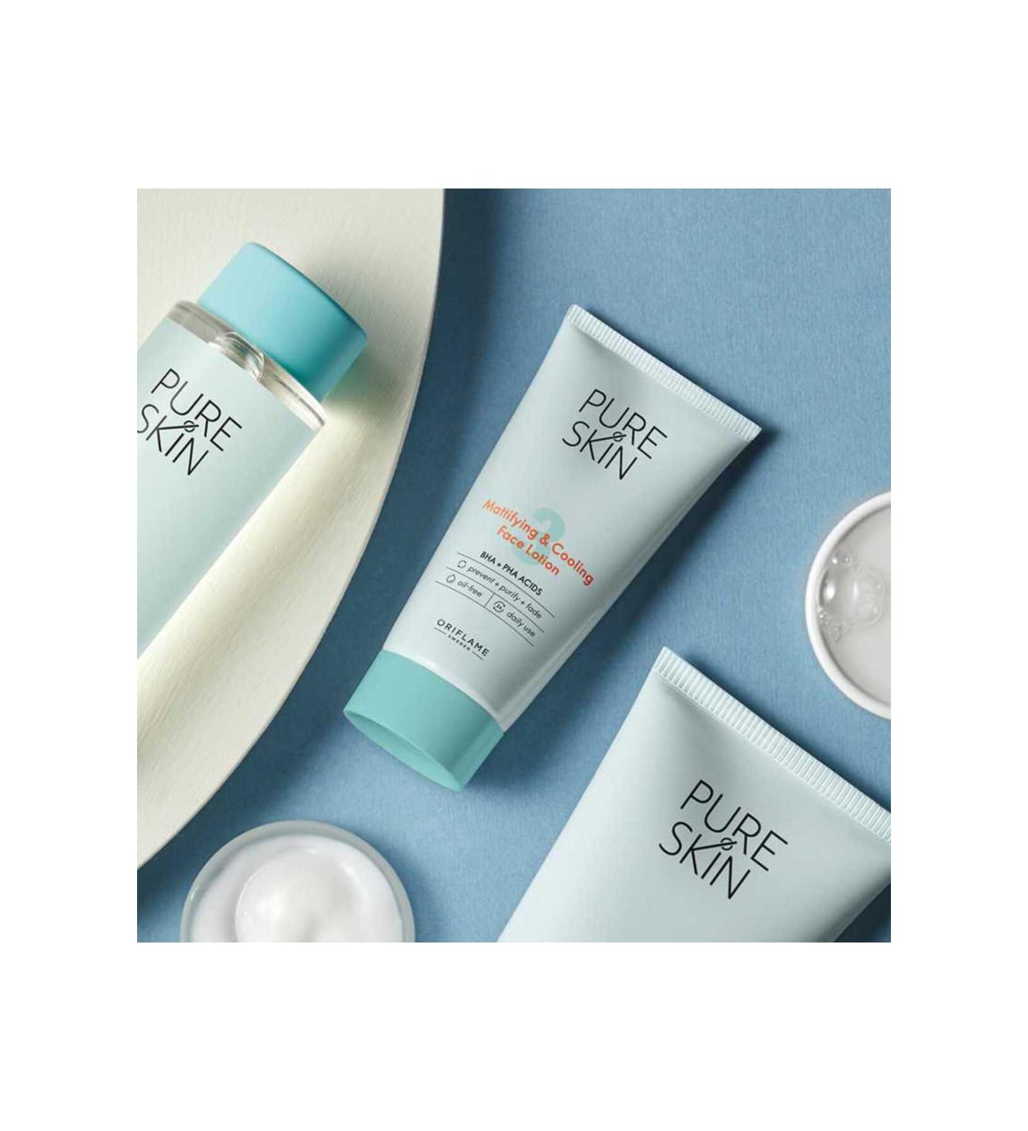 Oriflame Pure Skin Light and Special Oil-Free Formula Face Lotion Helps Make Face Matte and Cool - Buy Online on GoSupps.com