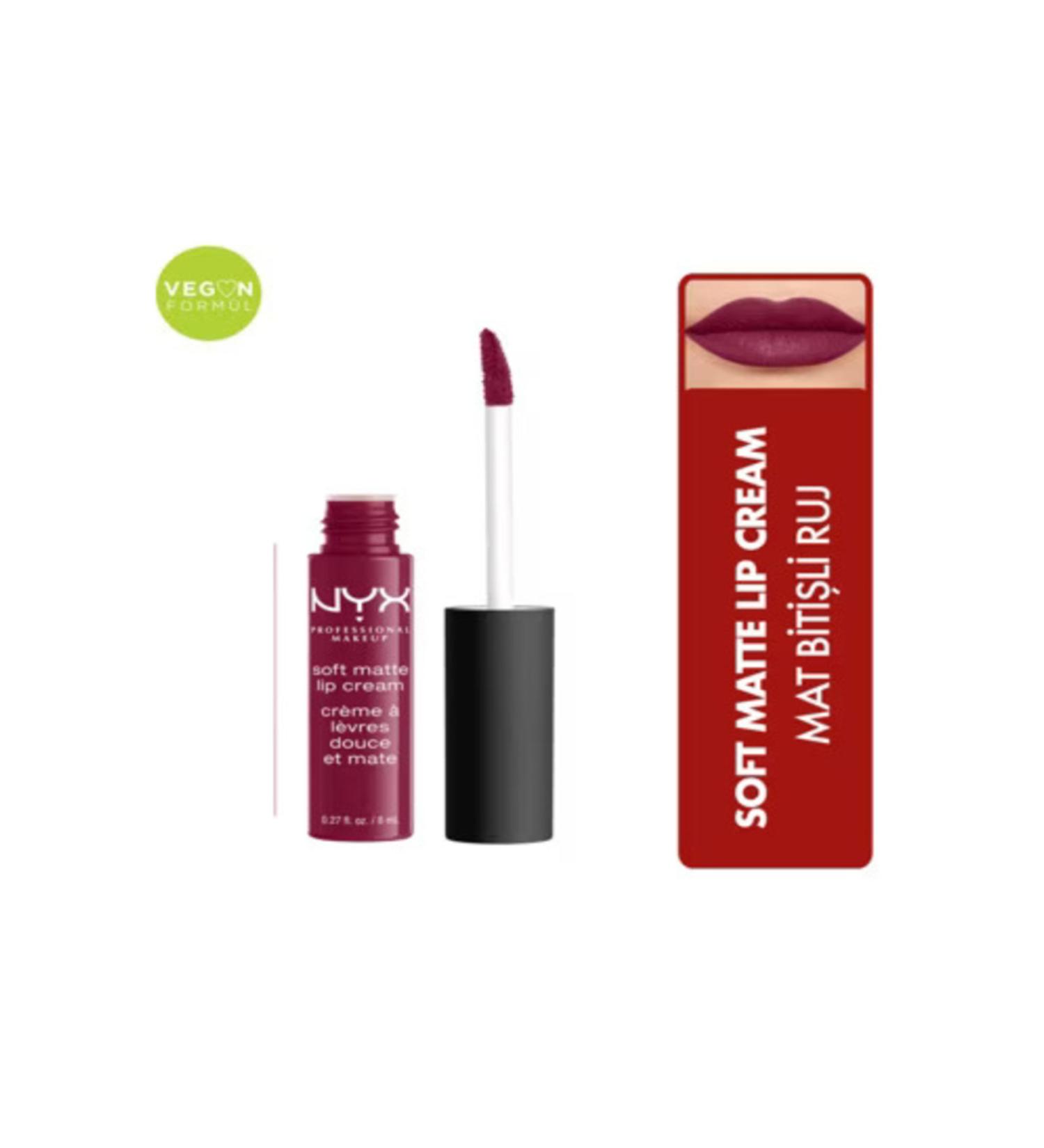 NYX Professional Makeup Soft Mat Lip Cream Ruj Copenhagen