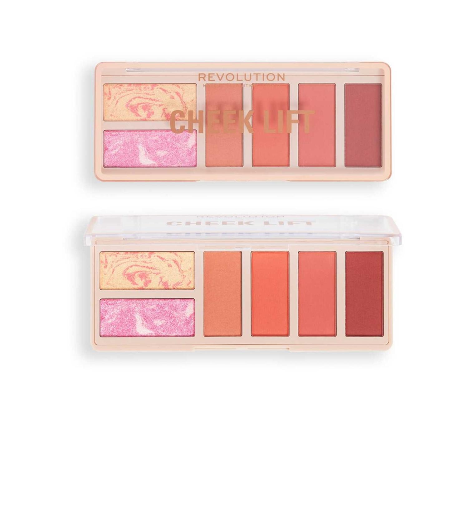 Revolution Cheek Lift Palette Coral Dreaming - Blush and Bronzer Palette - Buy Online on GoSupps.com