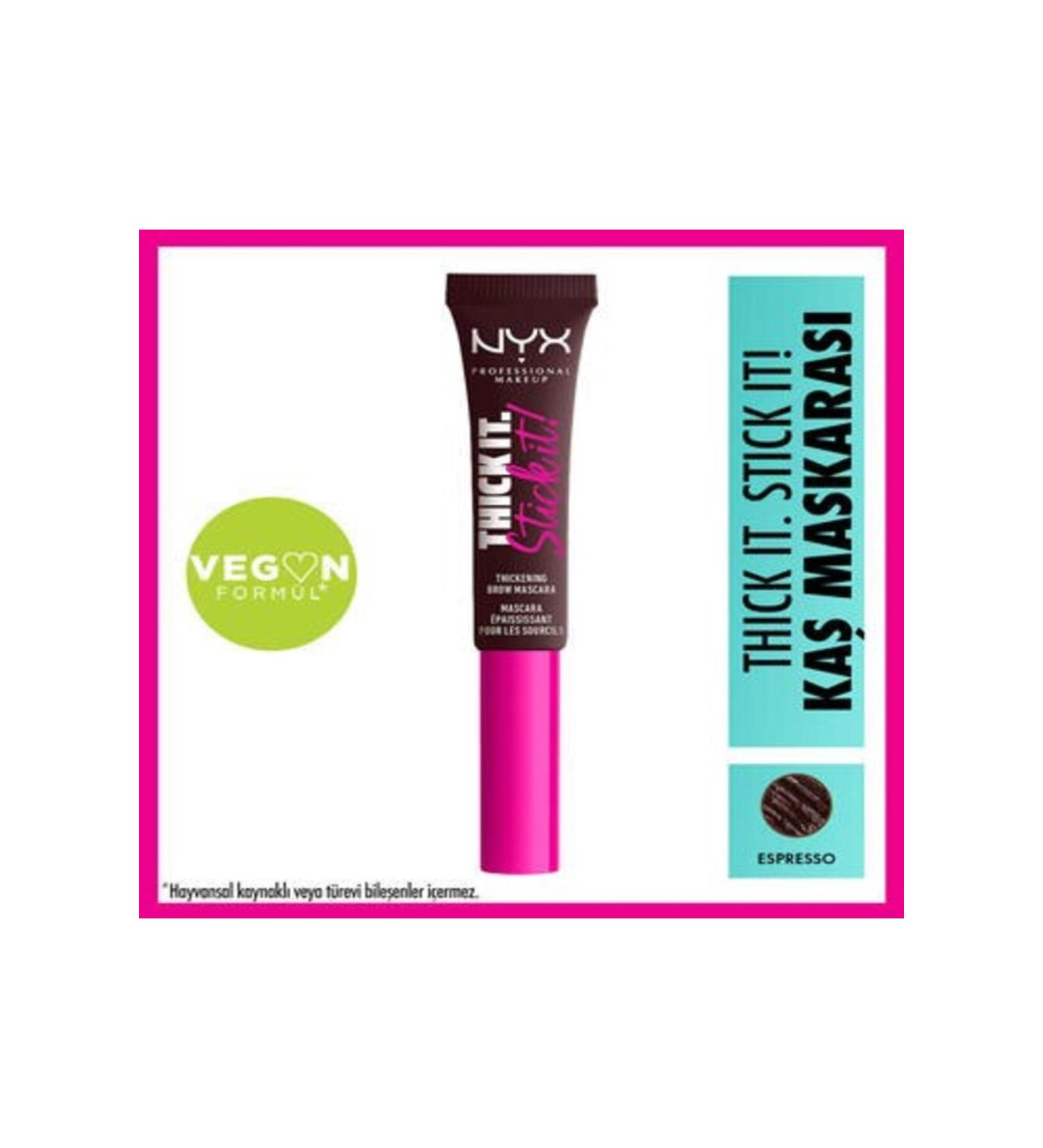 NYX Professional Makeup Thick It Stick It Eyebrow Mascara Espresso