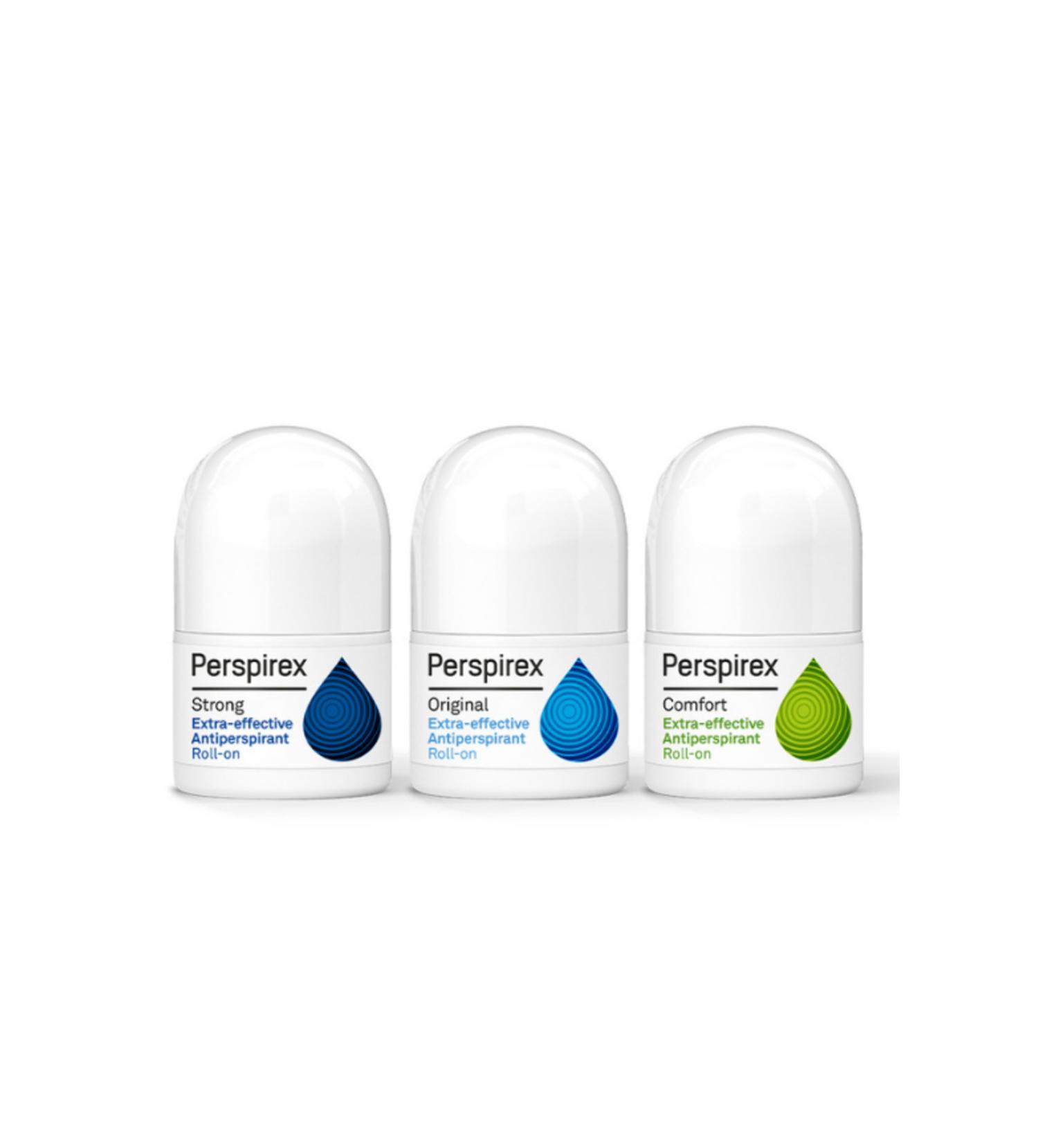 Perspirex Comfort Strong and Original Antiperspirant Roll-on 20 Ml 3 Pack - Buy Online on GoSupps.com