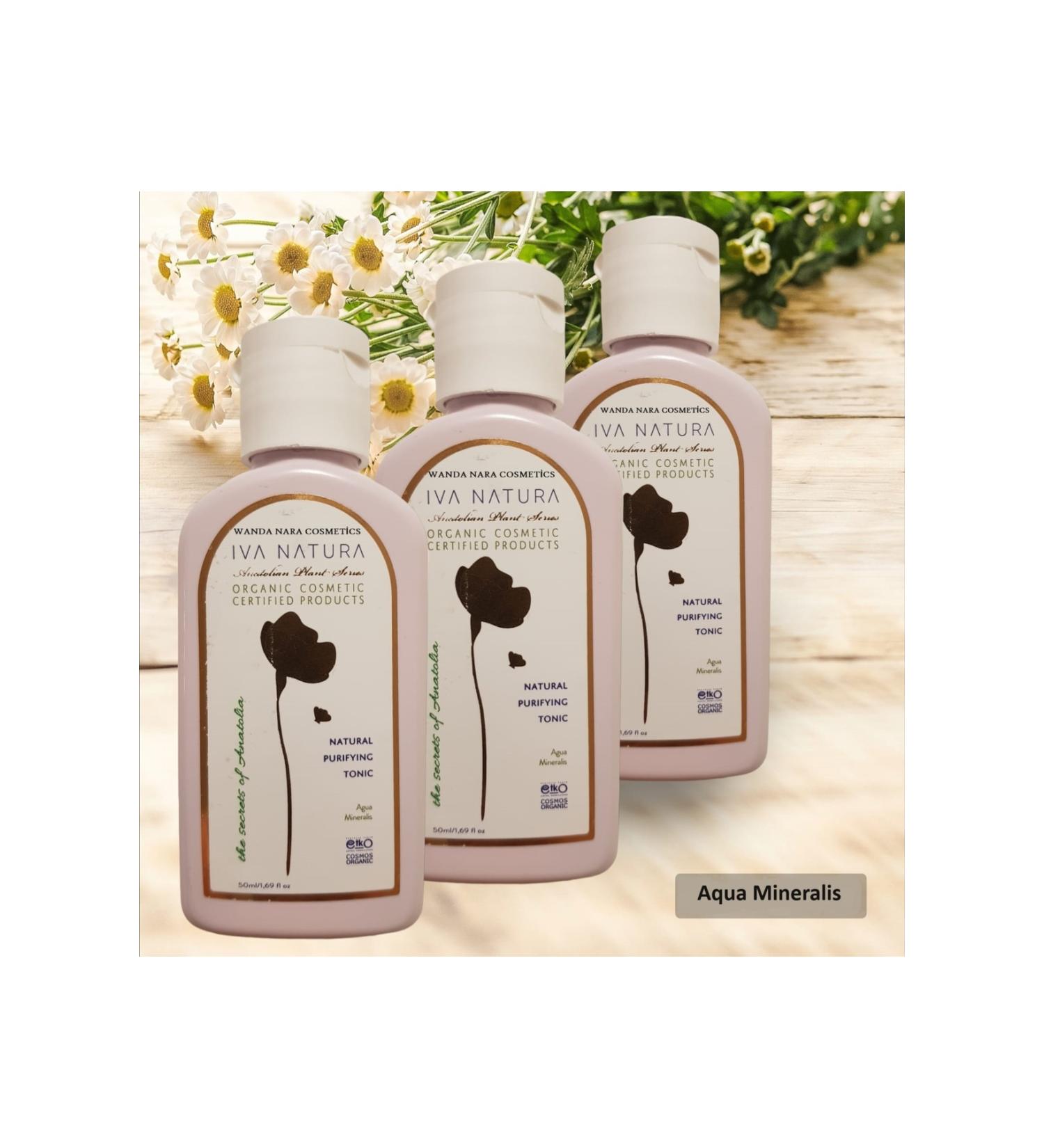 WANDA NARA COSMET CS Wanda Nara Cosmetics Iva Natura Natural Purifying Tonic Aqua Mineralis 50ml 3 pieces - Buy Online on GoSupps.com