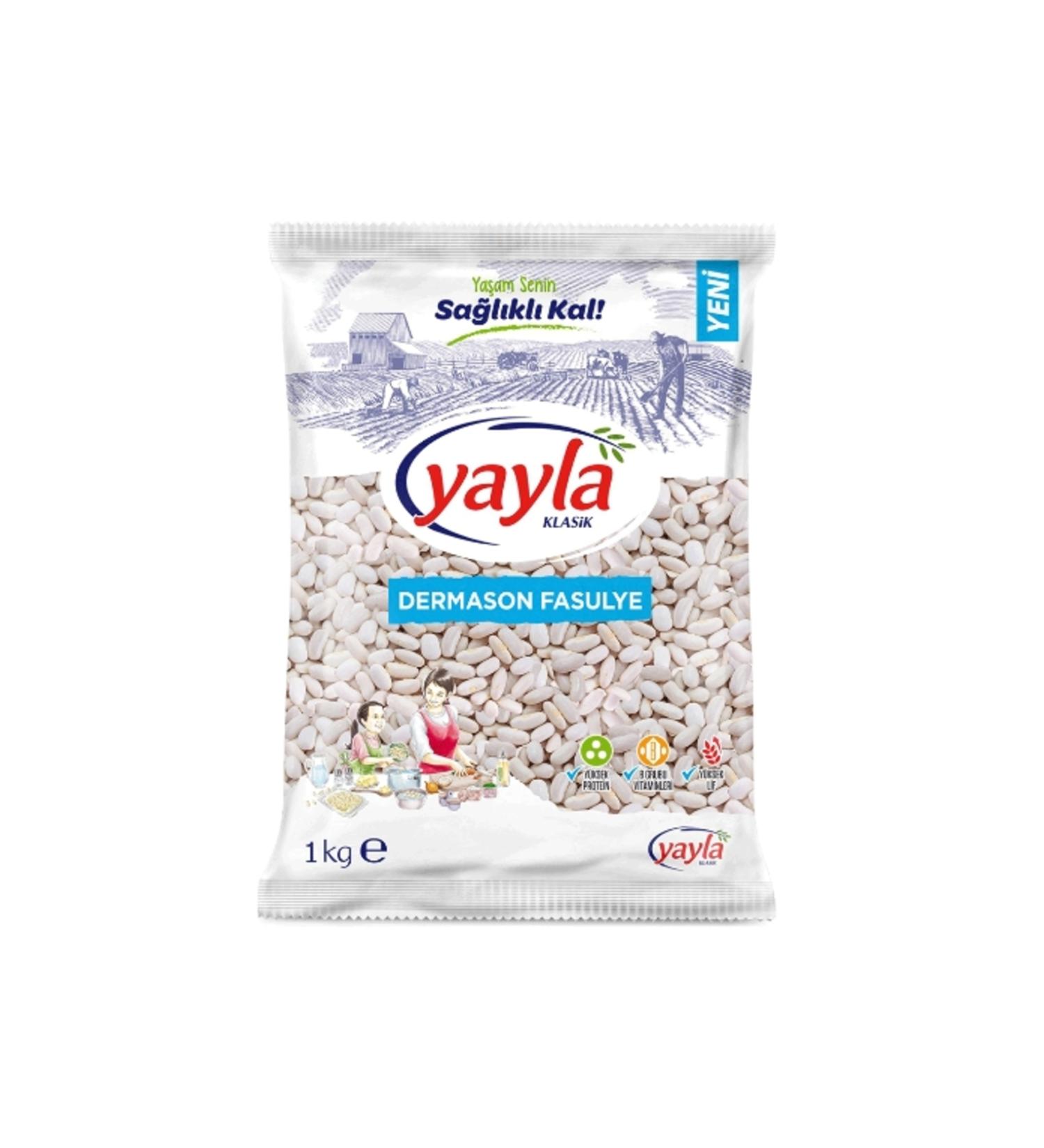 Yayla 2-Piece Yayla Dermason Beans 1000 Gr. (Legumes)