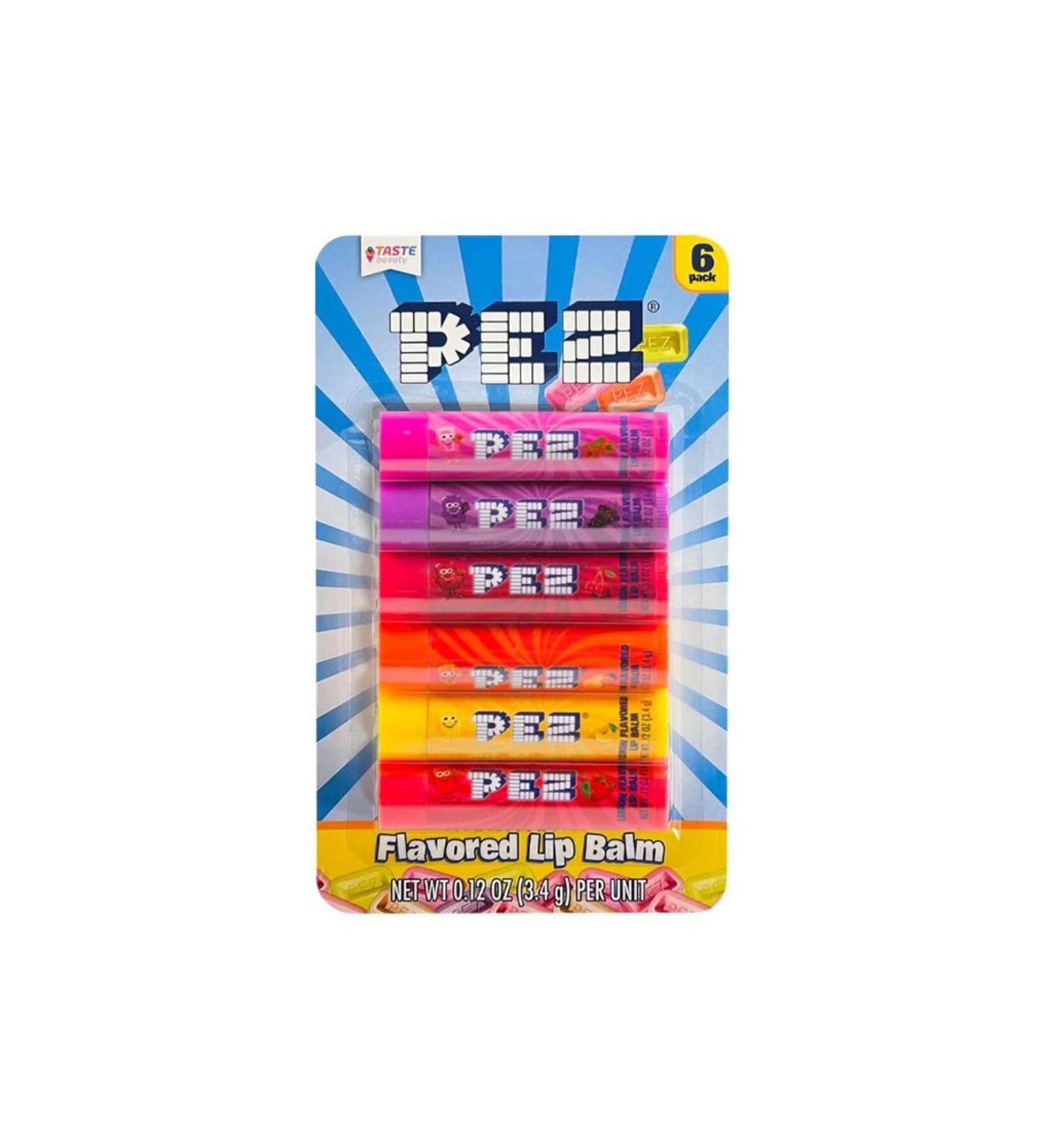 Assorted PEZ LIP BALM 6-PACK