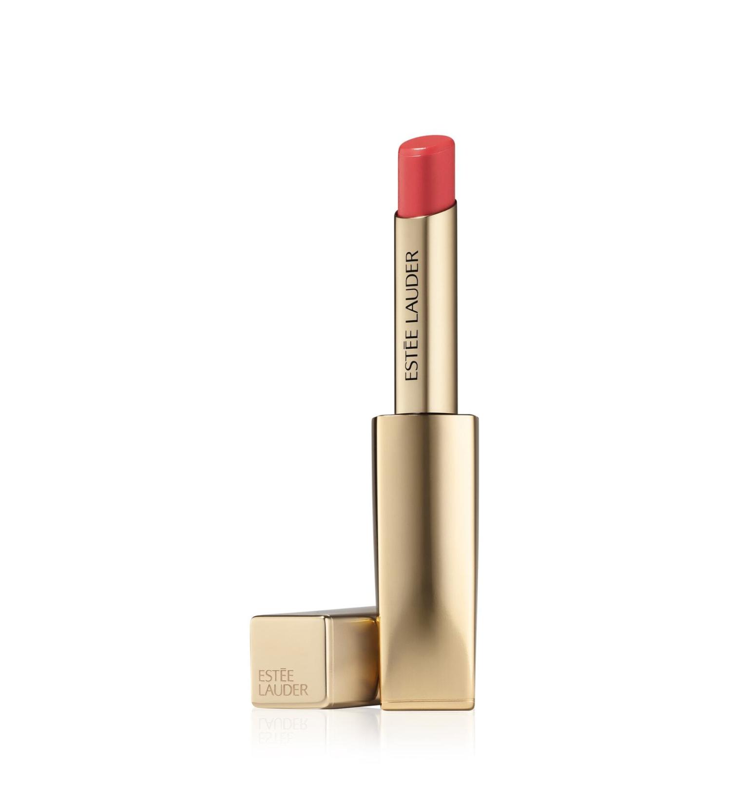 Estee Lauder Moisture and Shine Effect Lipstick - Pure Color Illuminating Shine Sheer Lipstick - Color: 907 Confidant 1.8gr - Buy Online on GoSupps.com