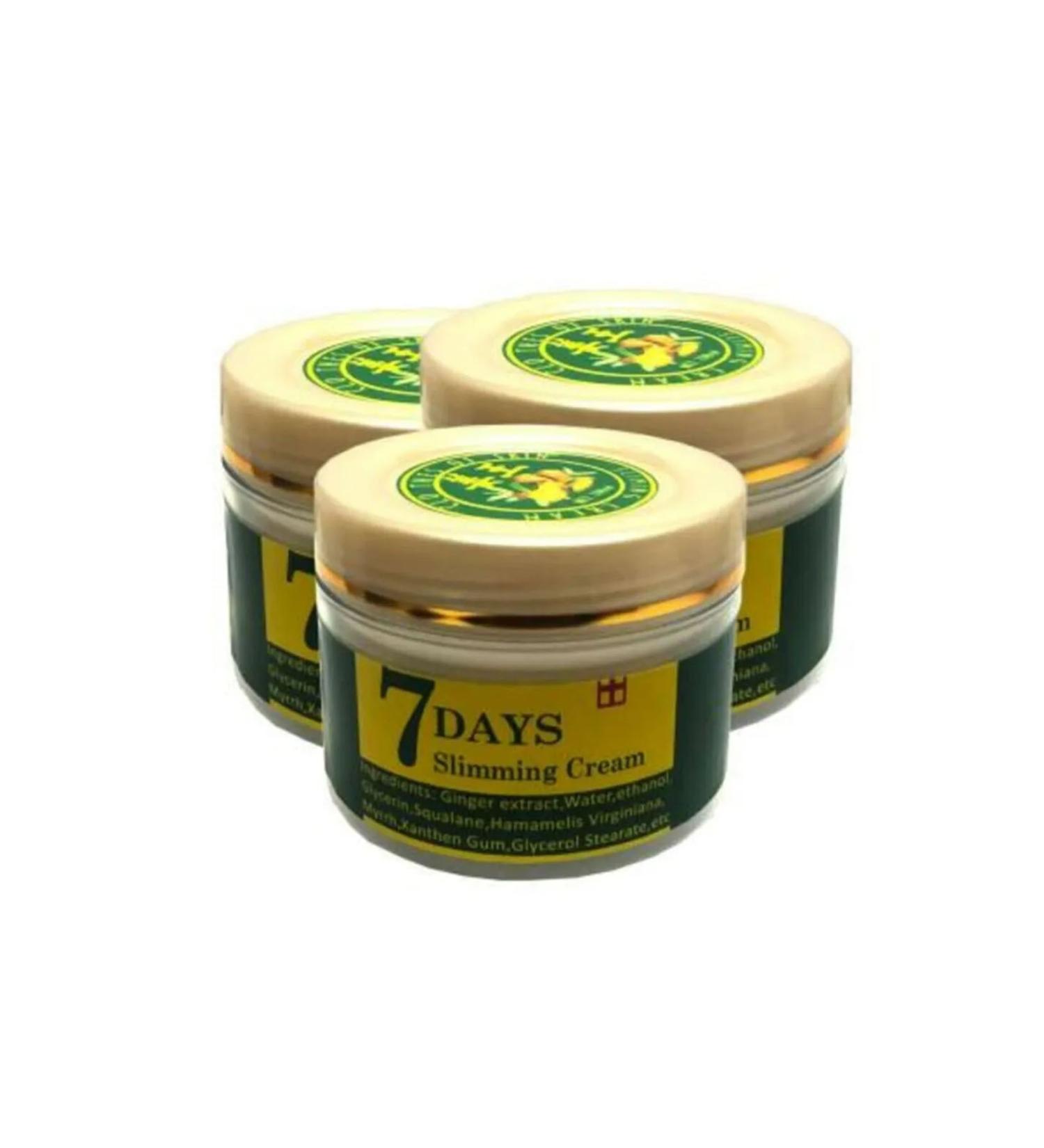 7DAYS 100 ml Body Care Cream Ginger Miracle 3 Pieces