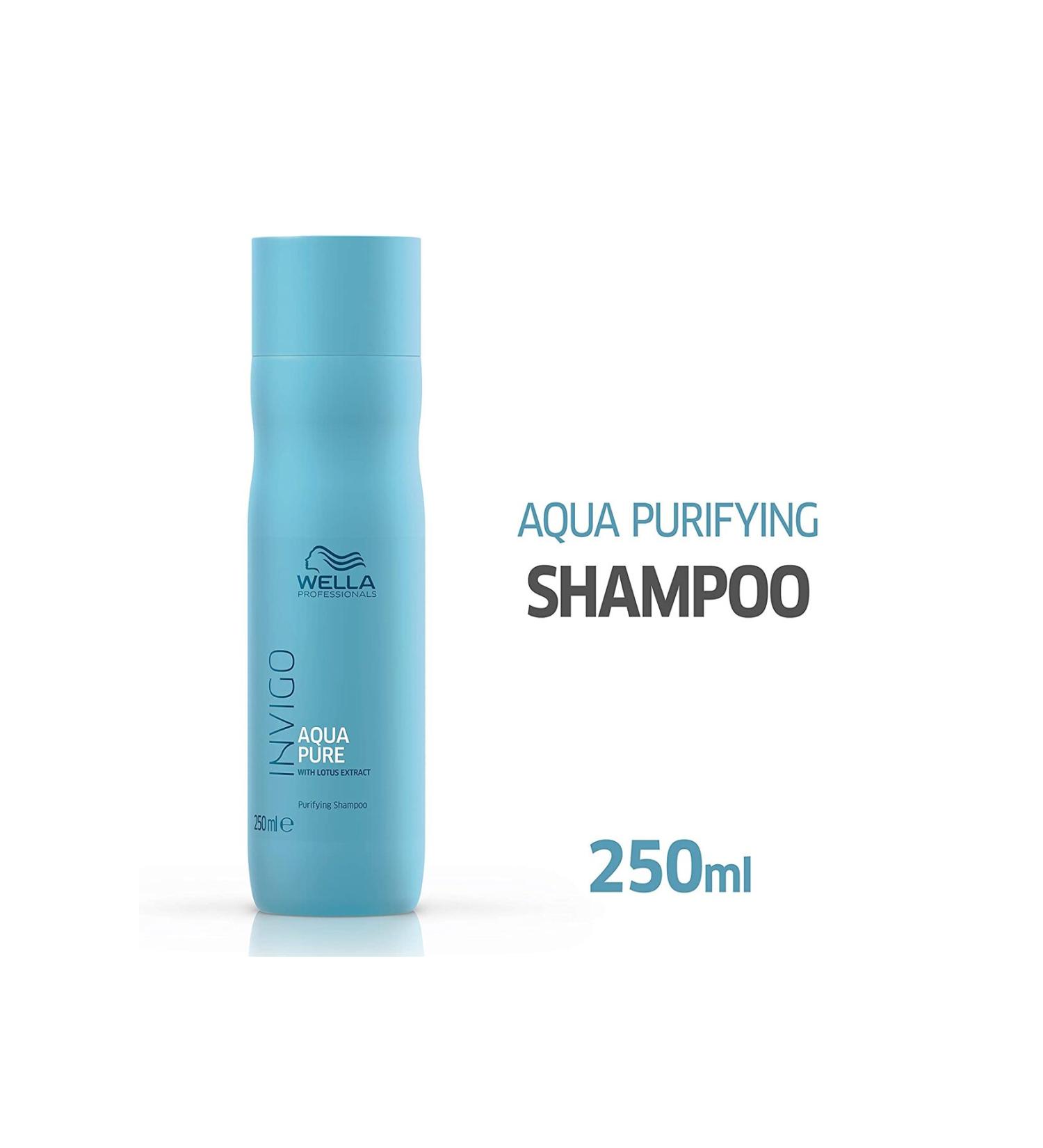 Wella Professionnel Invigo Aqua Pure Balancing & Strengthening Effective Care Shampoo 250ml-BEAUTY-