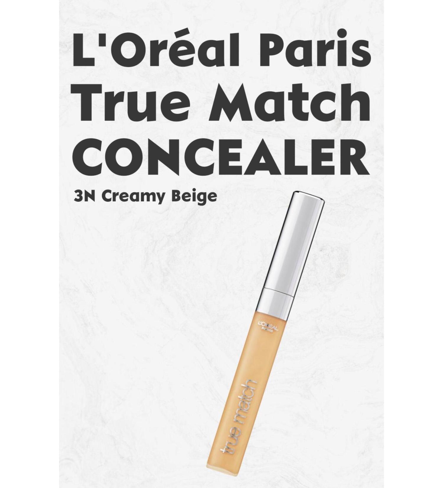L'Oreal Paris Loreal Paris True Match Concealer 3N Creamy Beige