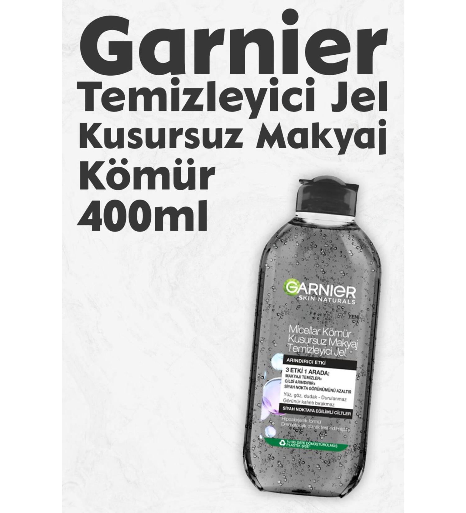 Garnier Micellar Make-Up Remover Gel Charcoal 400 ml