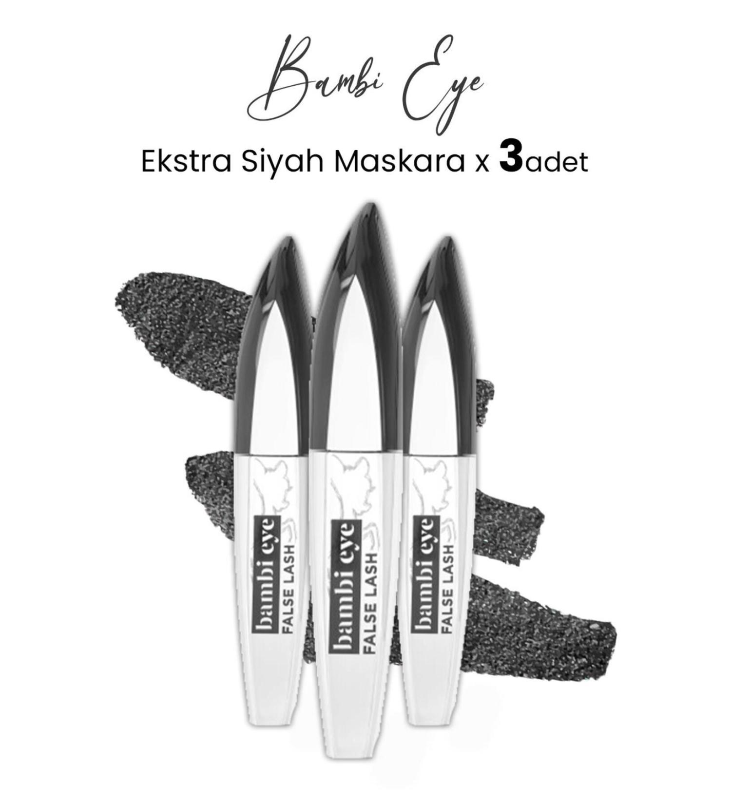 L'Oreal Paris Bambi Eye Extra Black Mascara Extra Black X 3 Pieces