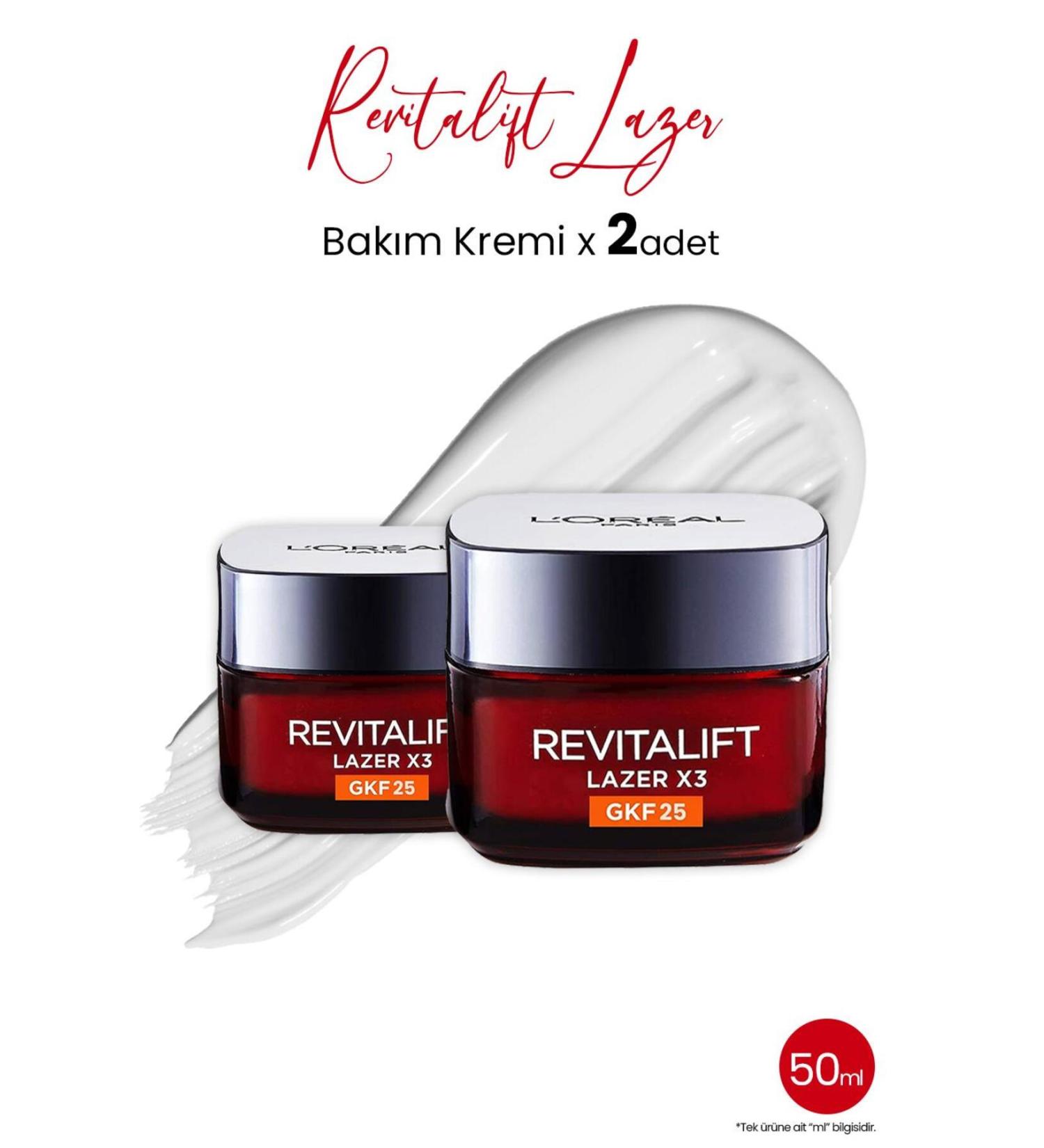 L'Oreal Paris Revitalift Laser X3 Anti-Stain and Anti-Wrinkle Care Gkf25 X 2 Pieces