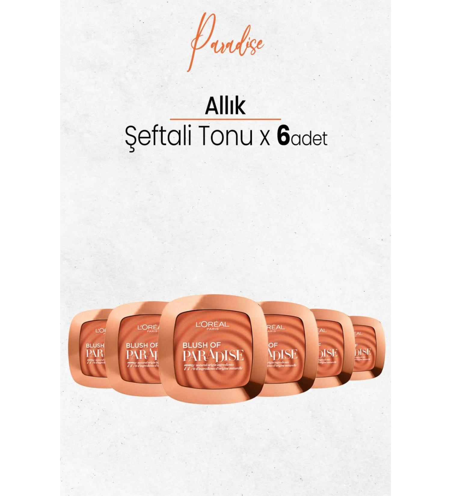 L'Oreal Paris Blush Of Paradise Blush Peach Tone X 6 Pieces