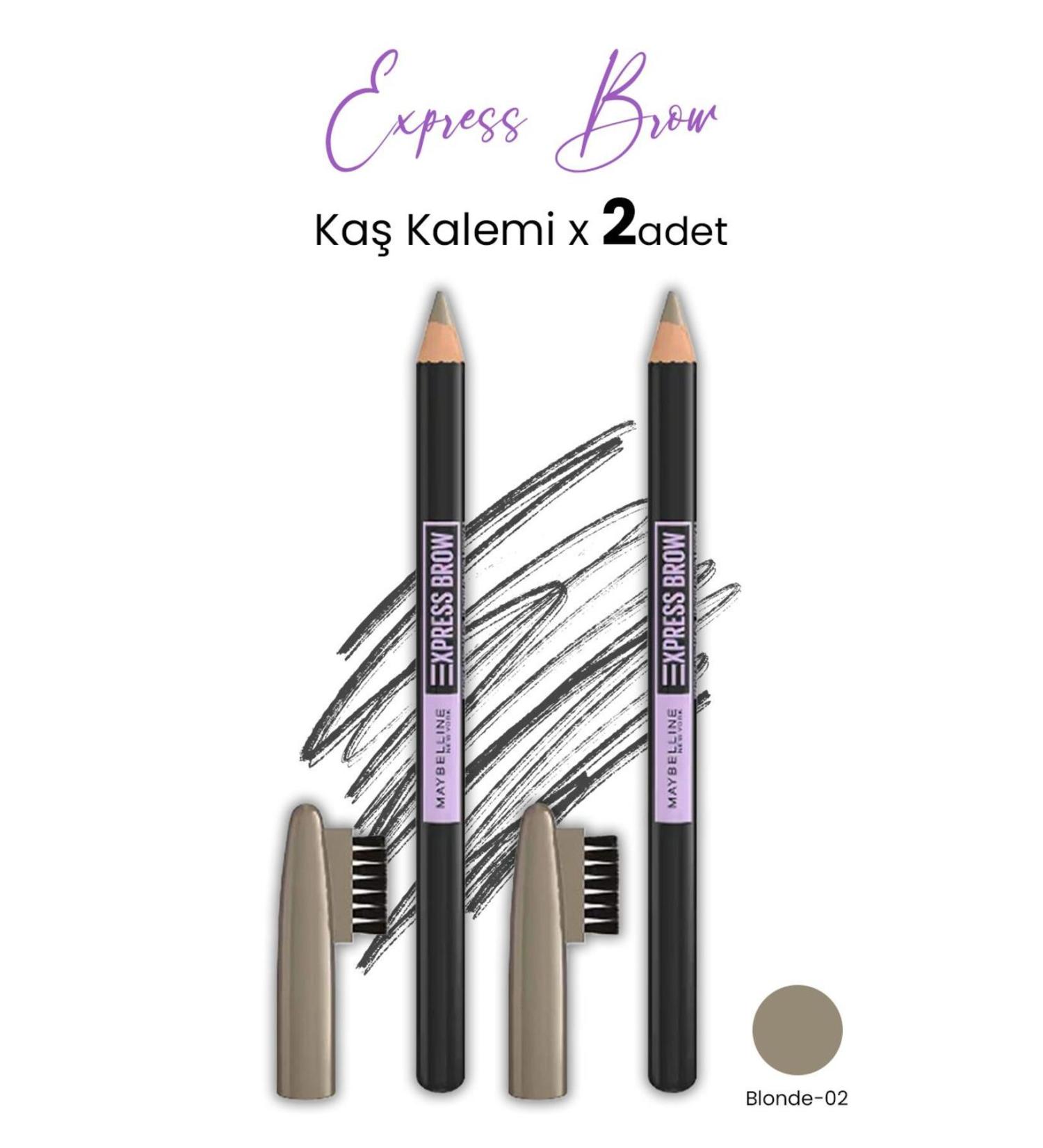 Maybelline New York Maybelline Express Brow Eyebrow Pencil - 02 Blonde X 2 Pieces
