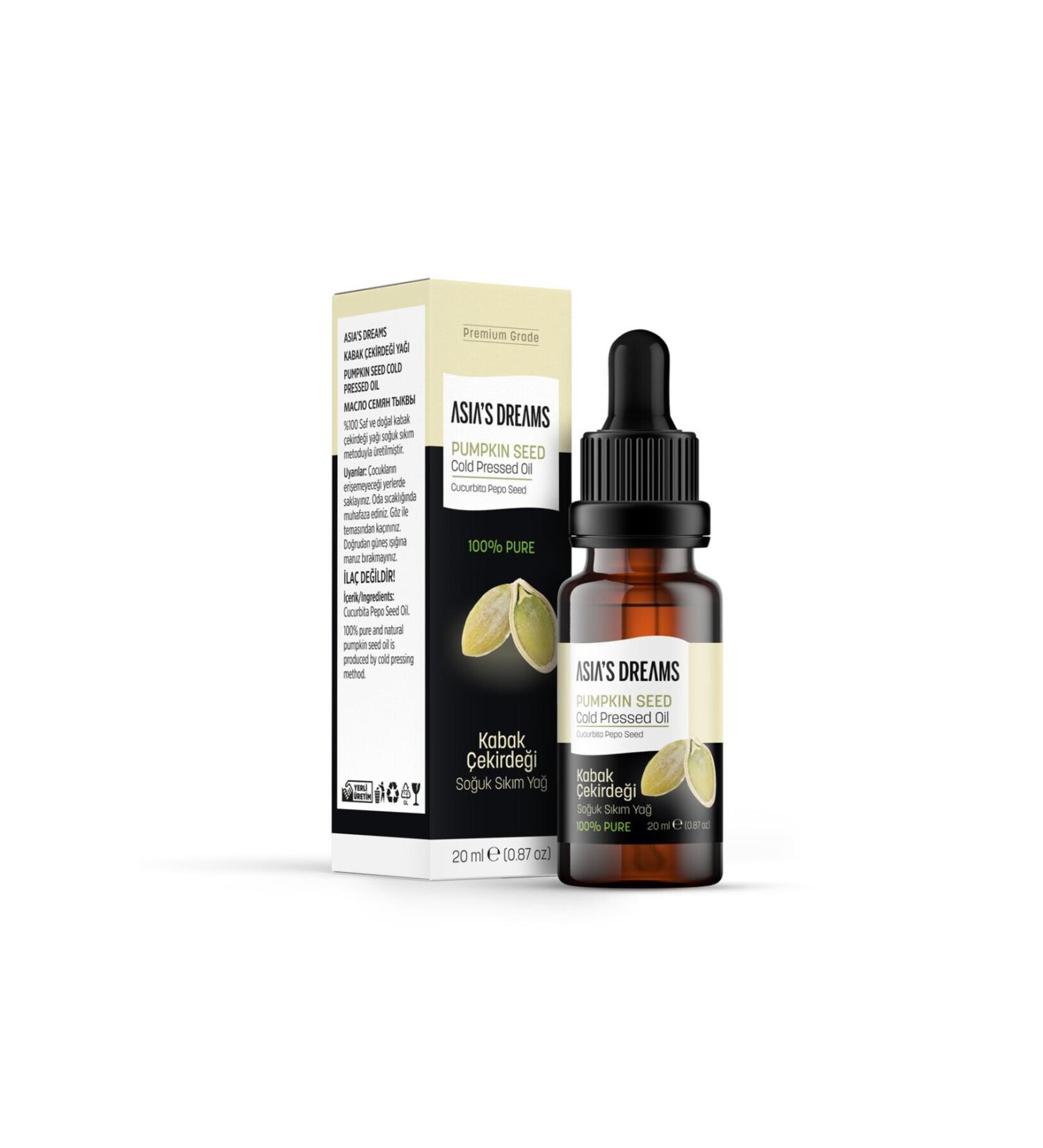 Asias Dreams Pumpkin Seed Cold Pressed Oil 20ml 0 Pure