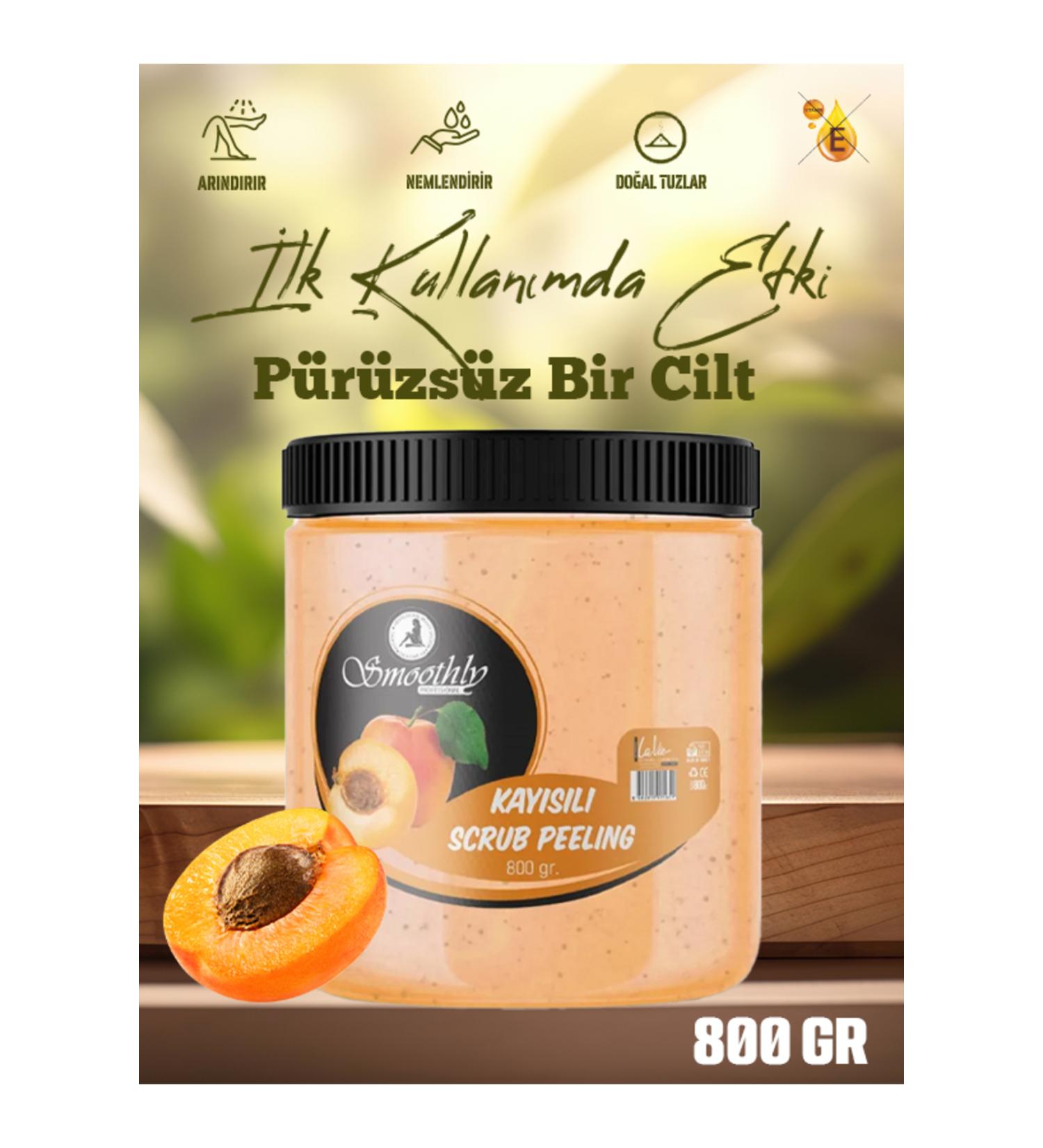 Smoothly Apricot Flavored Peeling - Anti-Ingrown and Moisture Bomb Body Peeling - Buy Online on GoSupps.com
