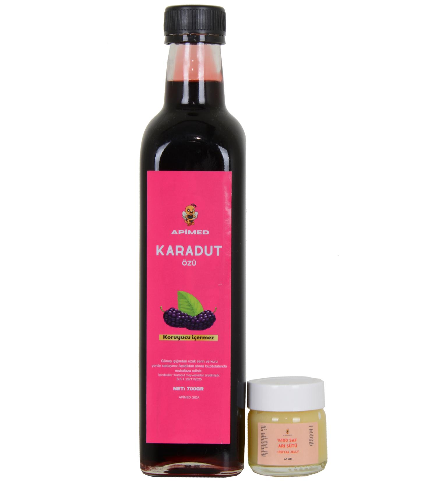 APIMED BLACK MULBERRY EXTRACT 700GR and ROYAL JELLY 40GR
