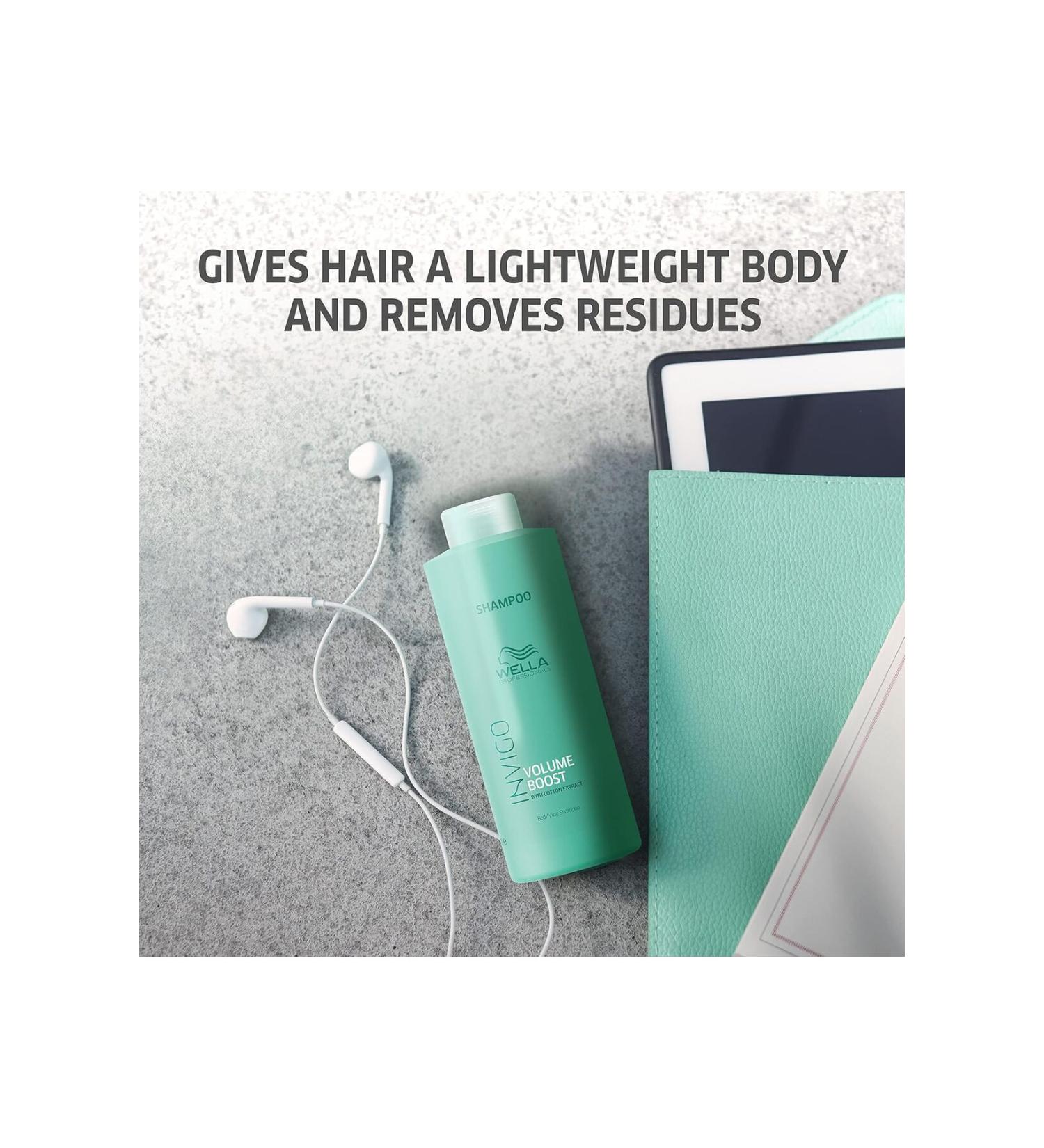 Wella Professionals Invigo Volume Boost Purifying Thickening Shampoo 1000 Ml51412-beautybar- - Buy Online on GoSupps.com