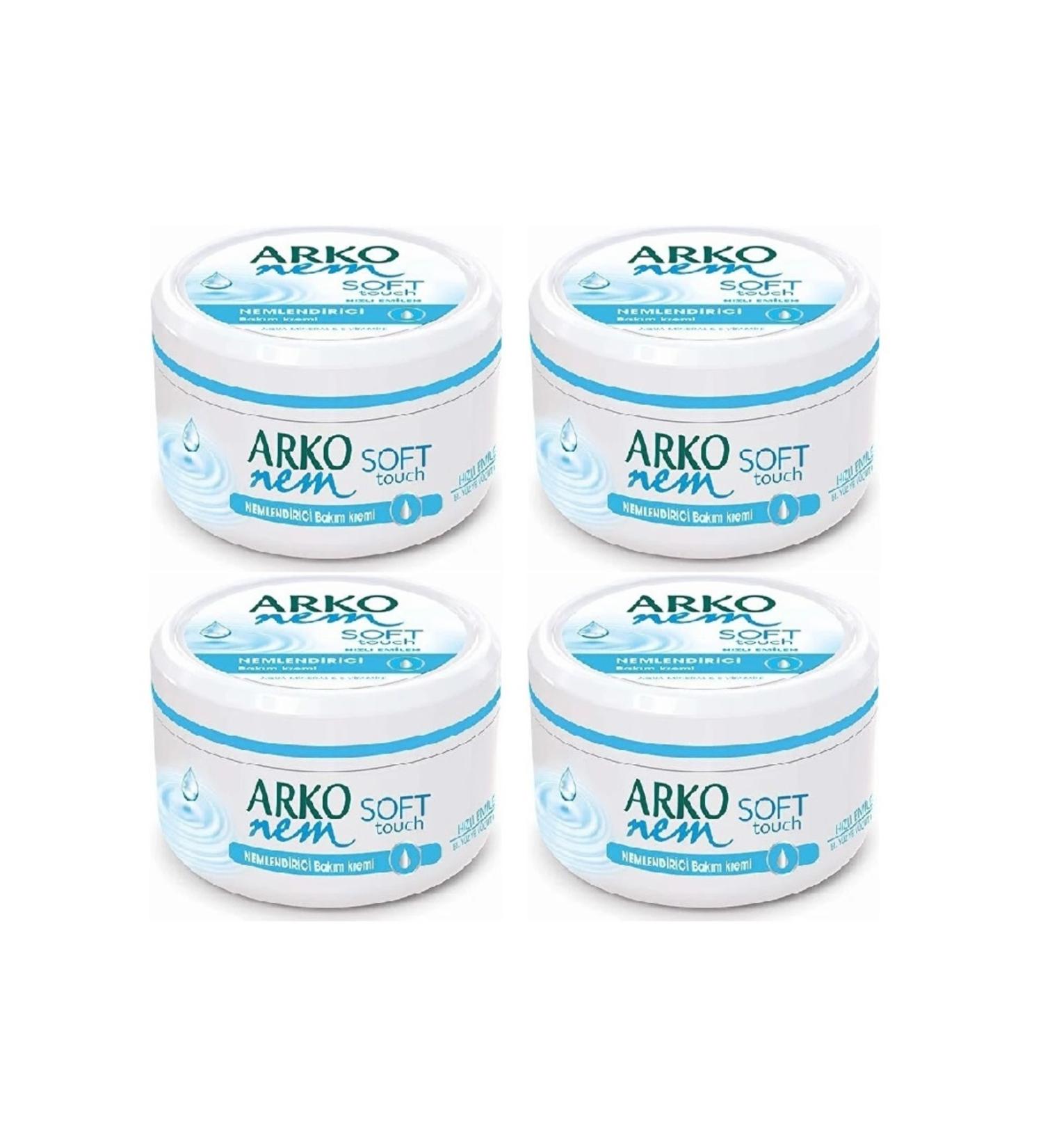 Arko Moisturizing Hand Face and Body Cream 250 Ml x 4 Pieces - Buy Online on GoSupps.com