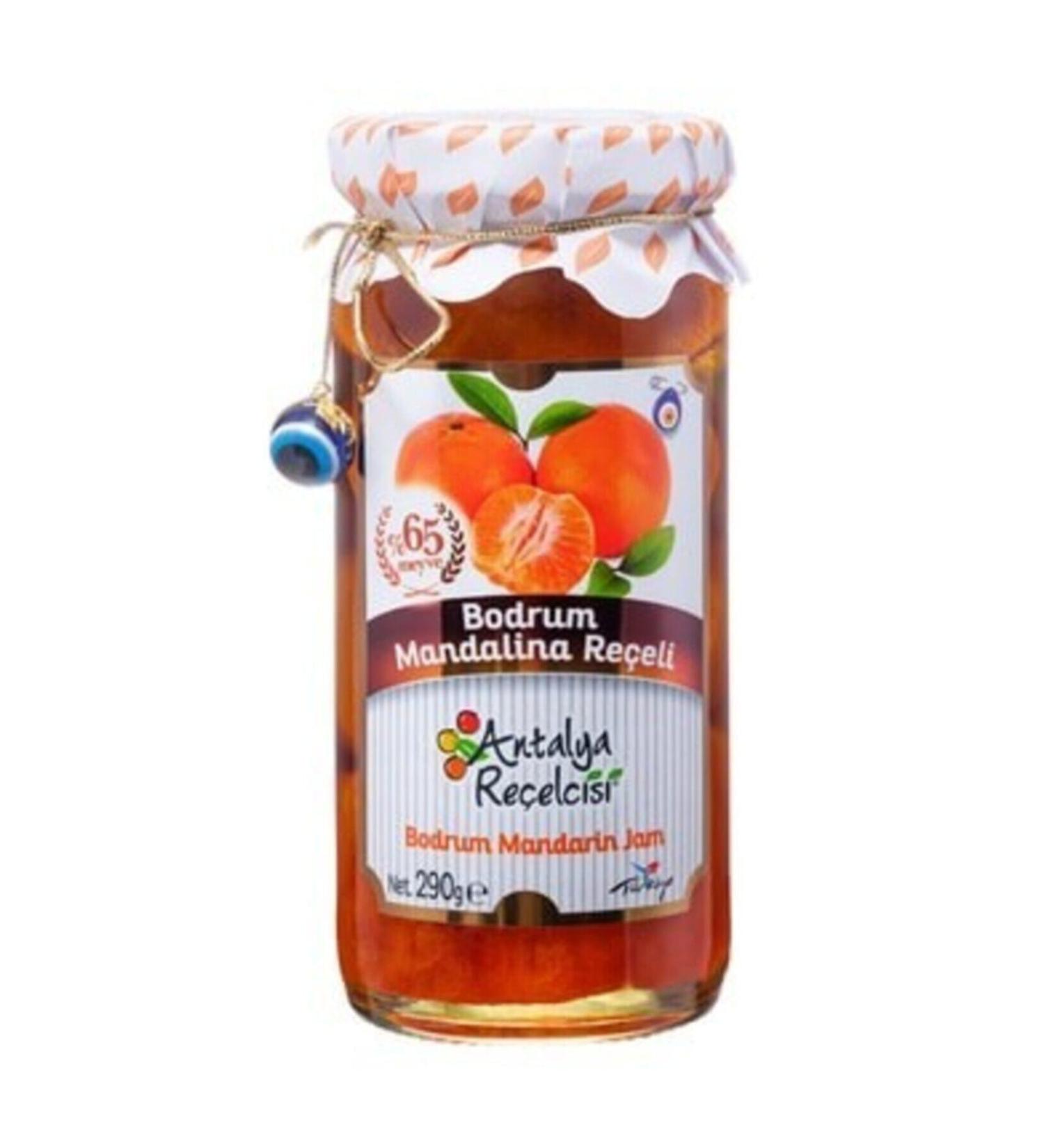 Antalya Jam Maker Bodrum Tangerine Jam 300 g Glass Jar