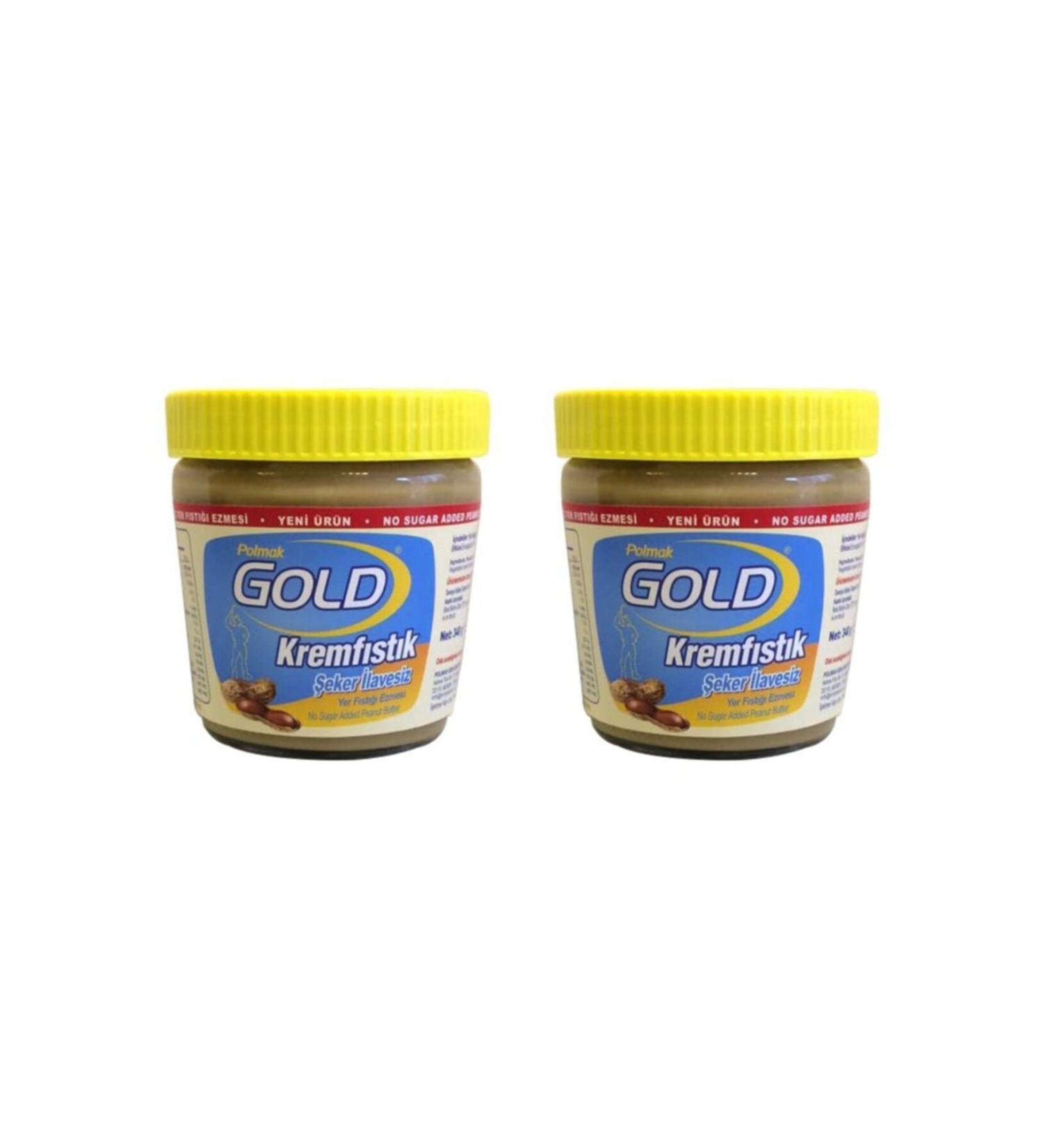 Gold Polmak Gold Peanut Butter No Sugar Added 340grx2