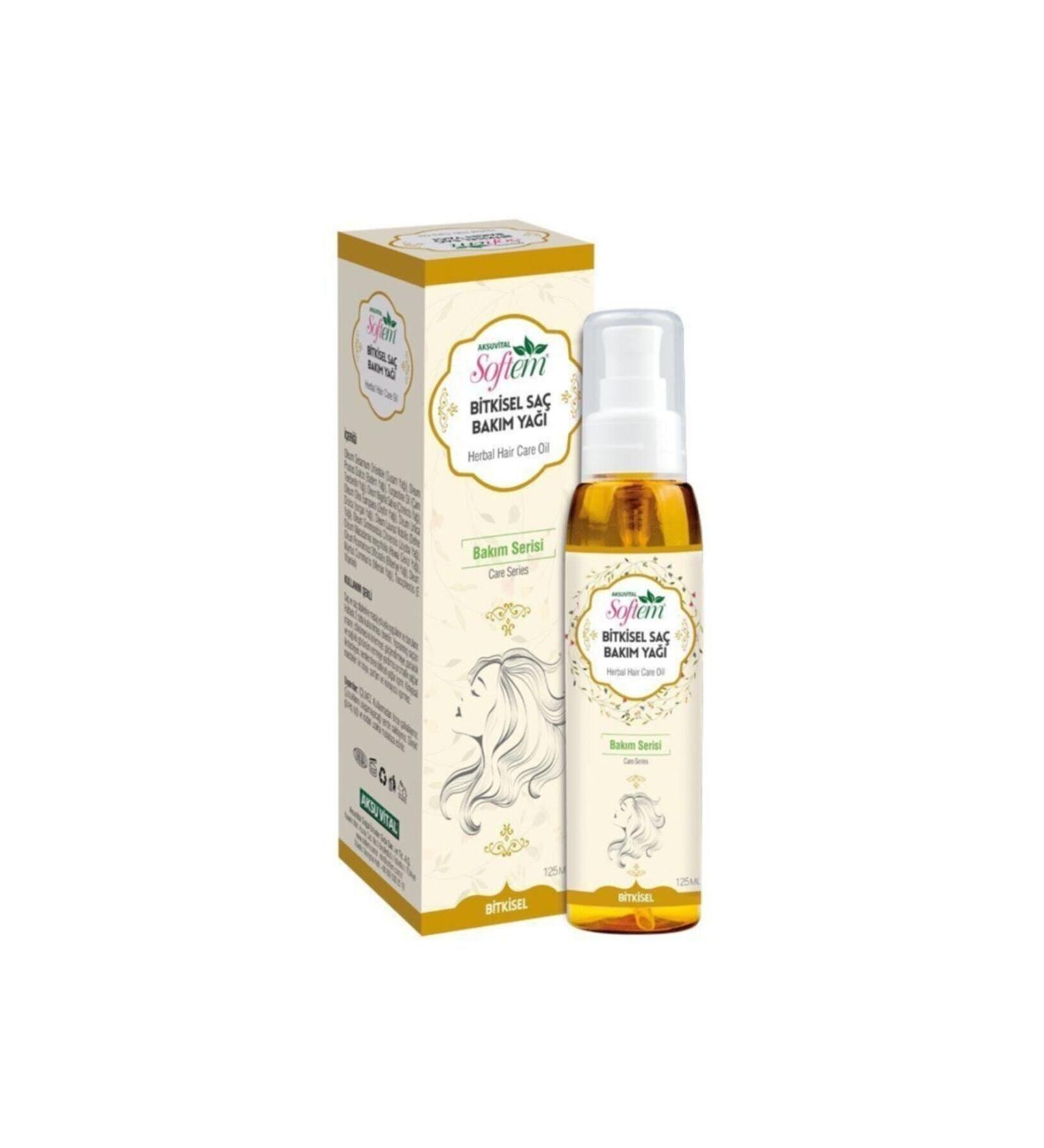 Aksu Vital Softem Herbal Hair Care Oil 125 ml