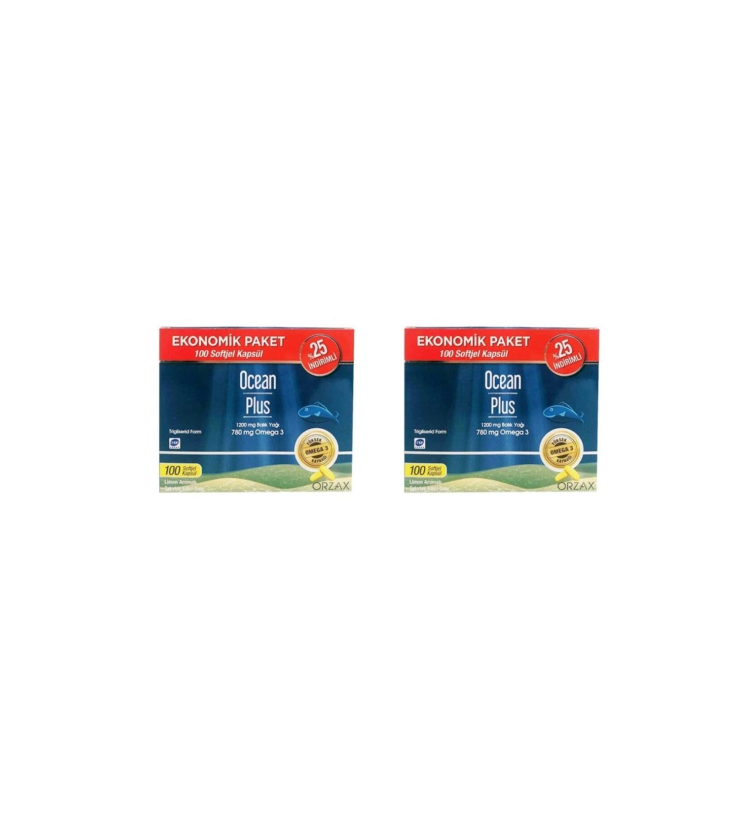 Ocean Ocean Plus 1200 Mg 100 Softgel - 2 Pieces with % Discount