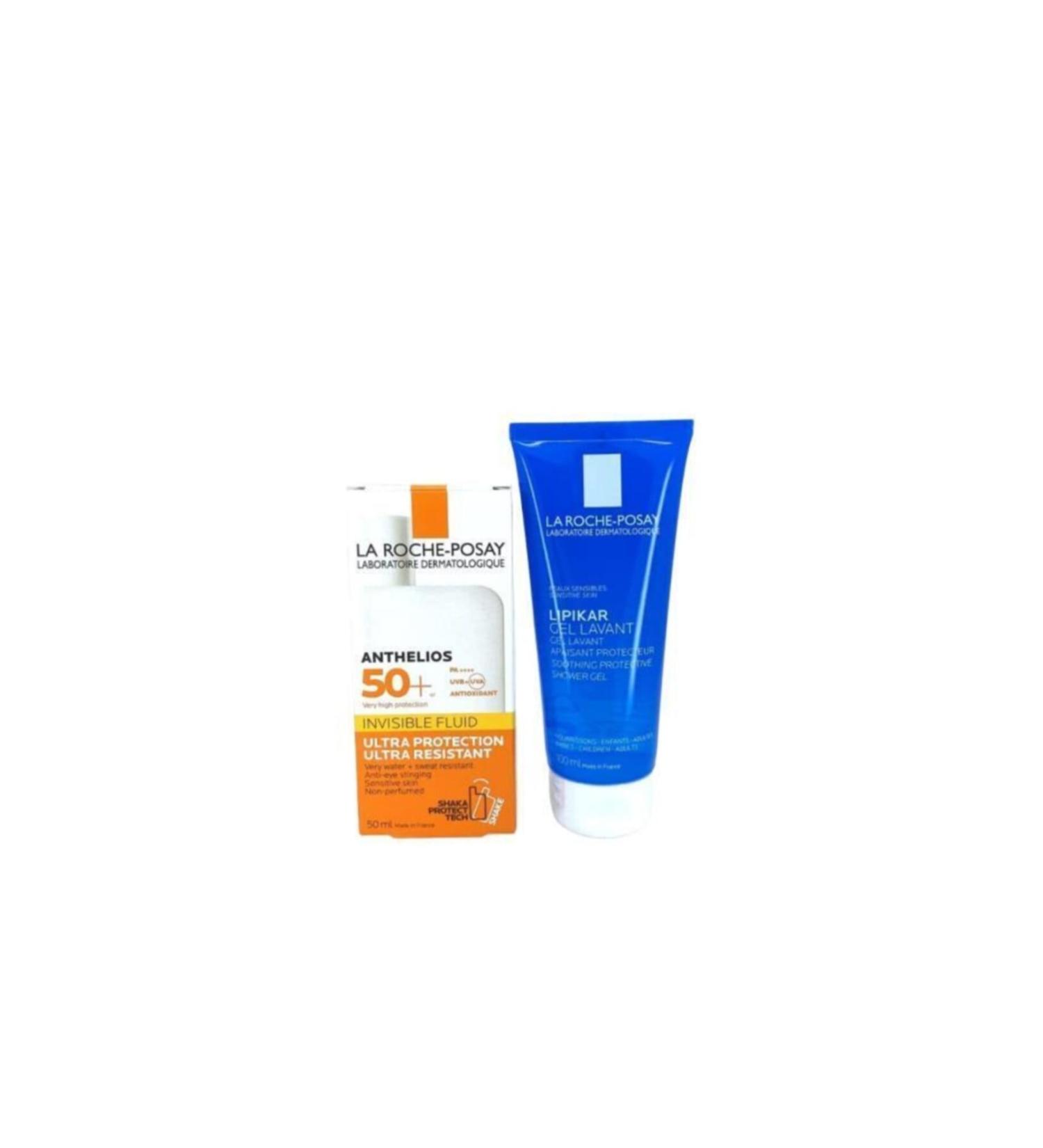 La Roche Posay Anthelios Shaka Fluid Spf50+ 50 Ml + Lipikar Gel Lavant 100 Ml Kofre