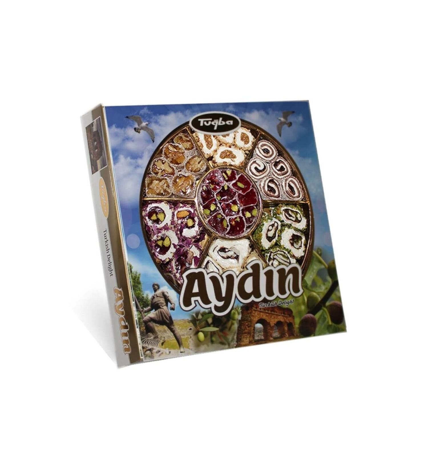 Tugba Dried Nuts Aydin Turkish Delight 430 Gr((TURKISH DELIGHT)