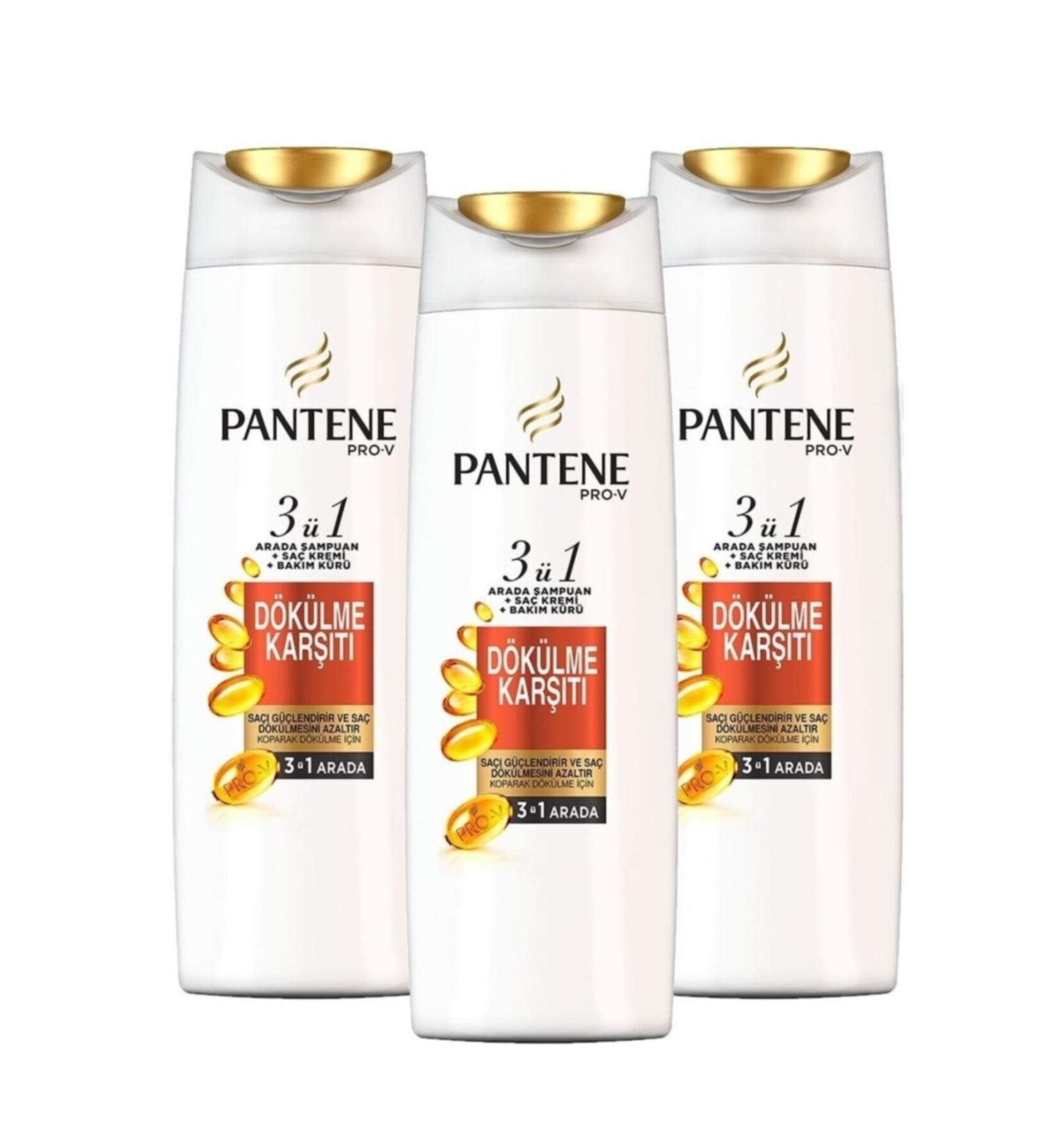 Pantene Anti Hair Loss 3 in 1 470 ml 3 Pieces