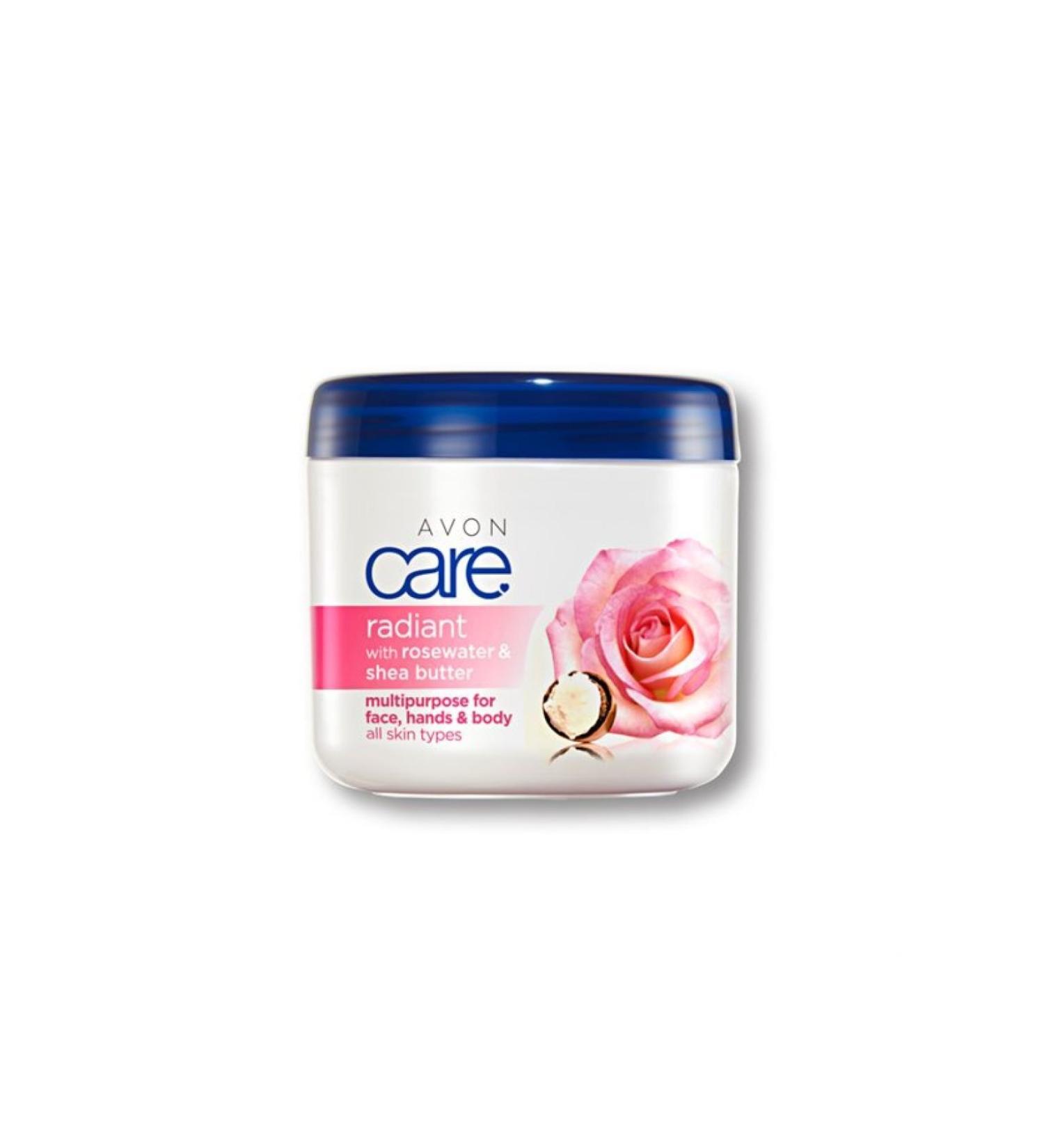 Avon Care Rose and Shea Essence Hand Face Body Cream 400 ml 894999903586
