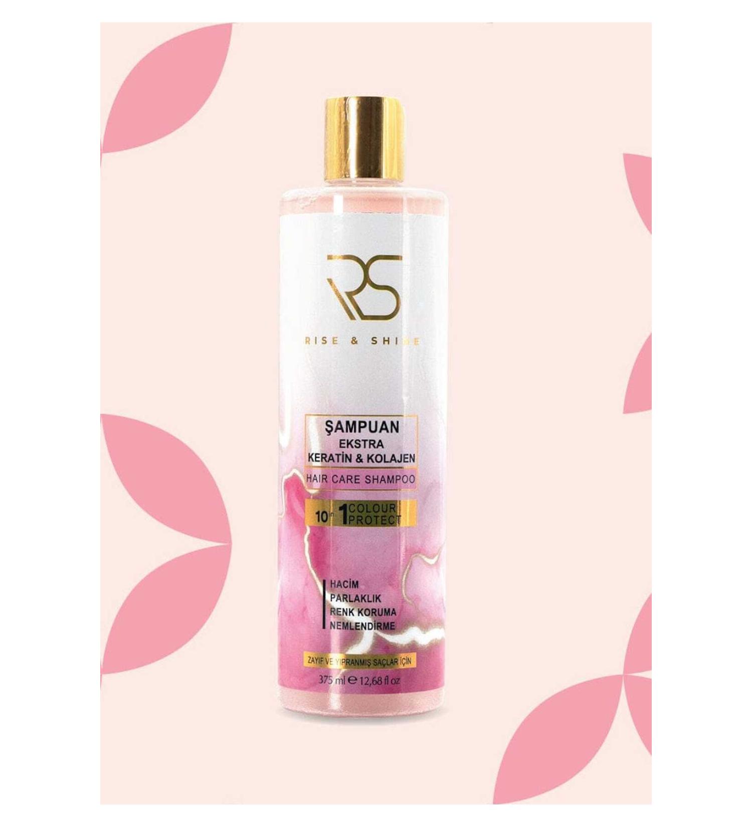 rise and shine Keratin Collagen Shampoo - 375 ml