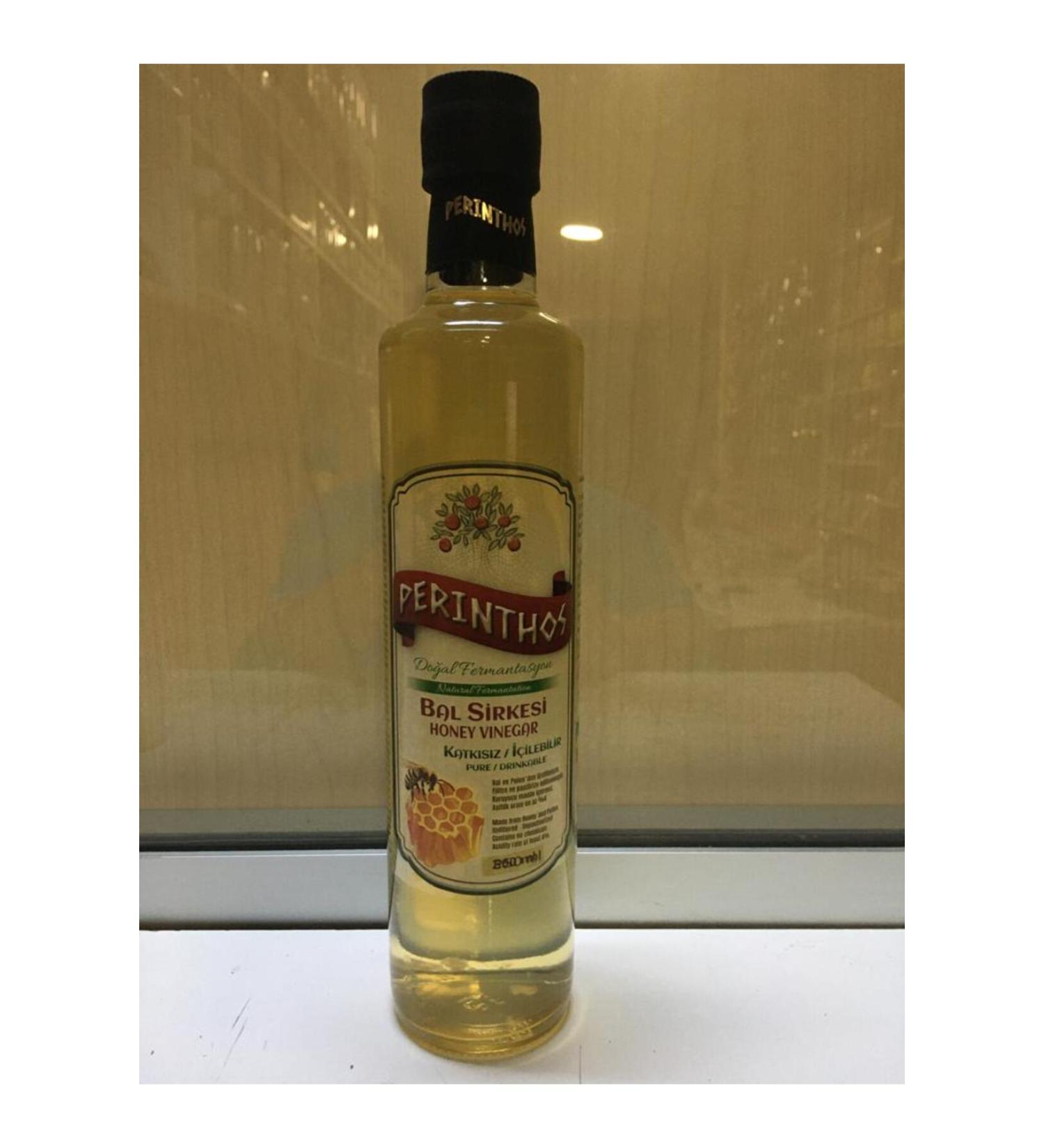 Perinthos JOY NATURAL NATURAL HONEY VINEGAR 500 ML GLASS BOTTLE