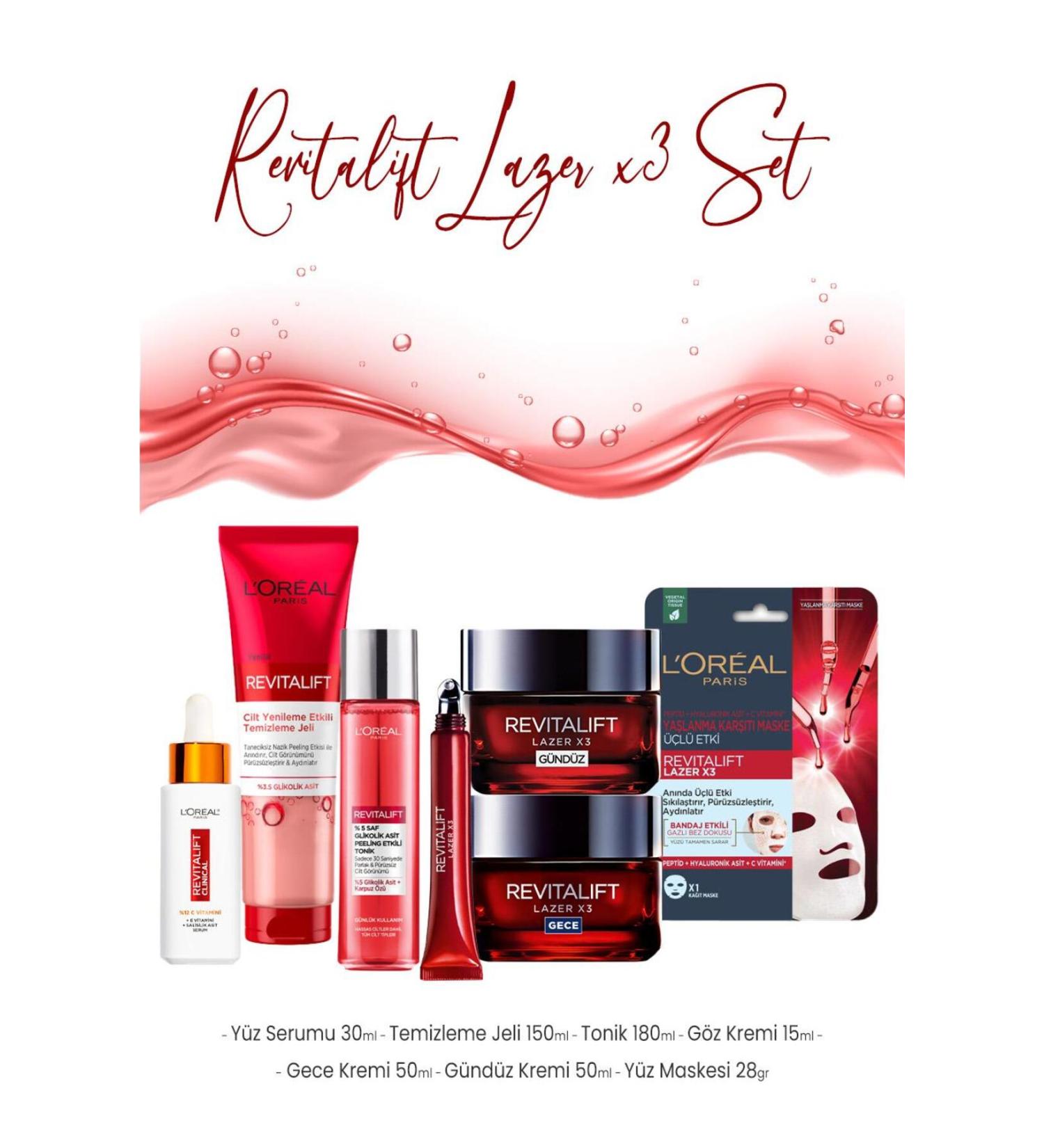 L'Oreal Paris Loreal Paris Revitalift Laser Mega Care Set