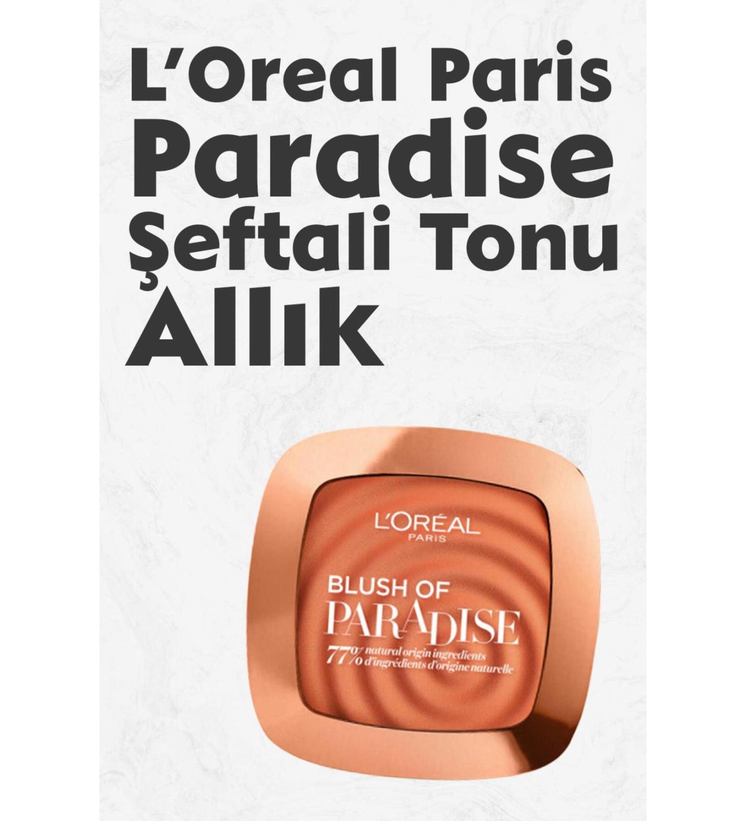 L'Oreal Paris Blush Of Paradise Blush Peach Tone