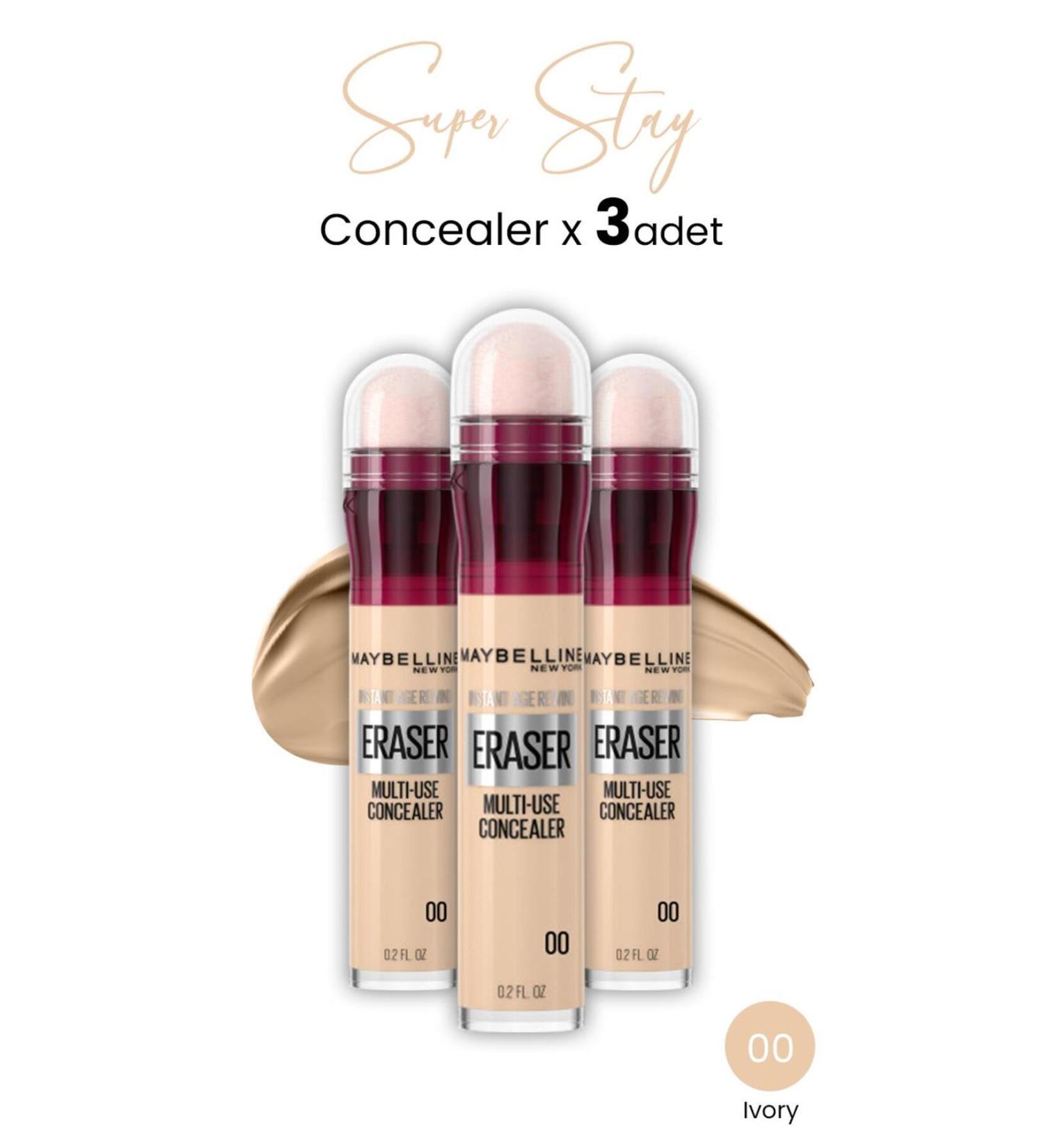 Maybelline New York Eraser Multi Use Concealer 00 Ivory