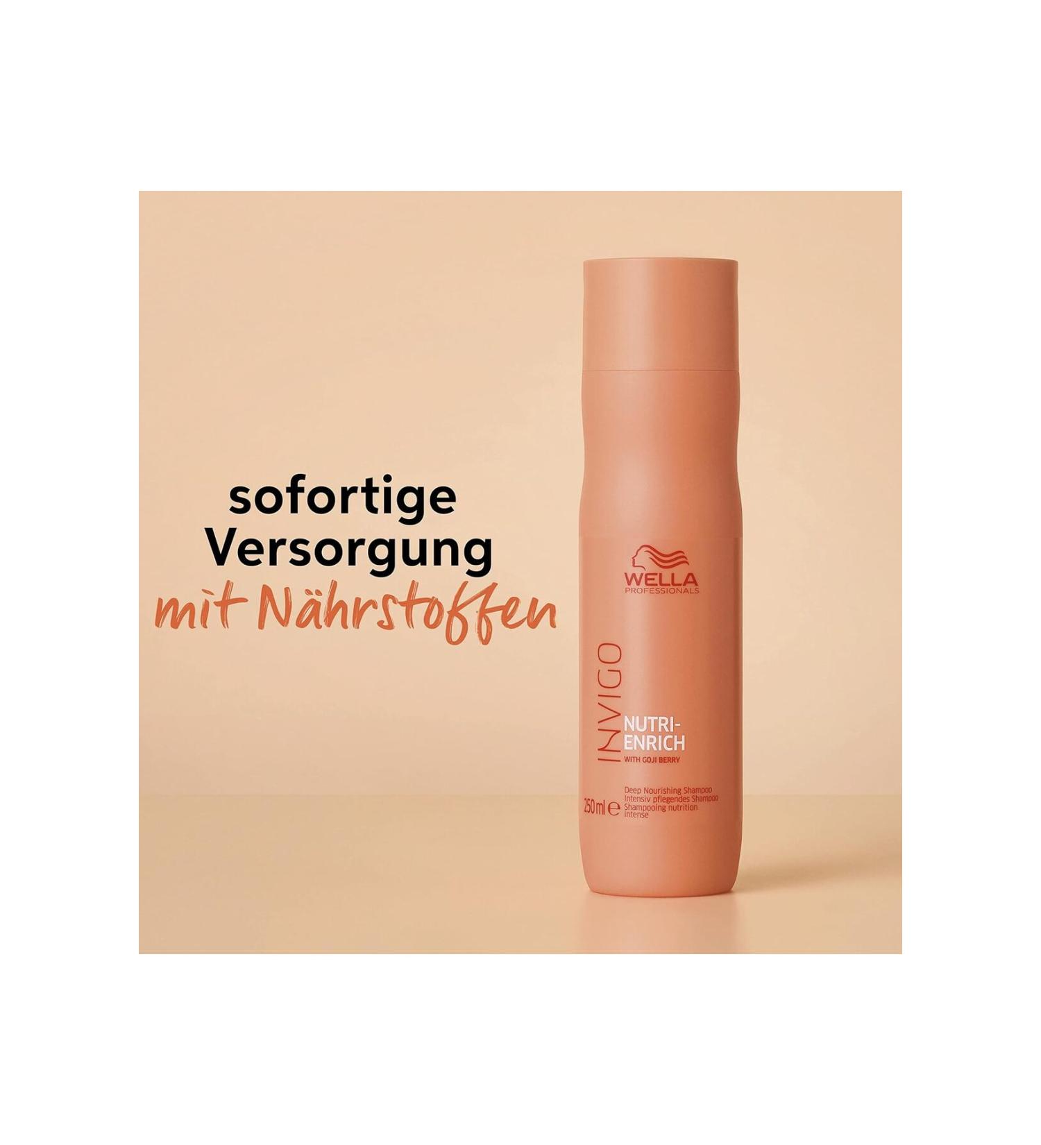 wella professionals invigo nutri-enrich repairing mineral care rich shampoo 250 ml