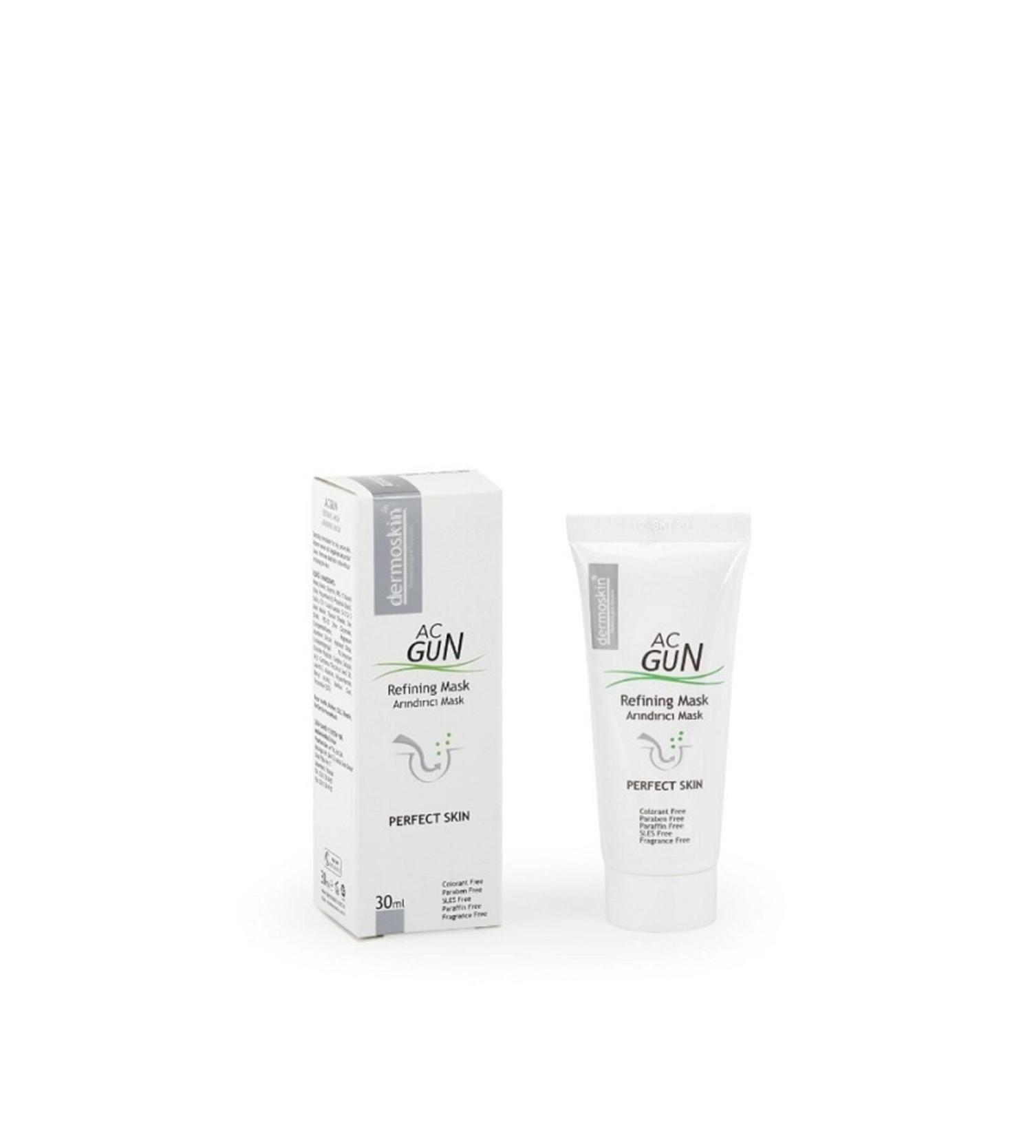 Dermoskin Acgun Purifying Mask for Acne and Acne Skin Special for Oily Skin 30 ml - Buy Online on GoSupps.com
