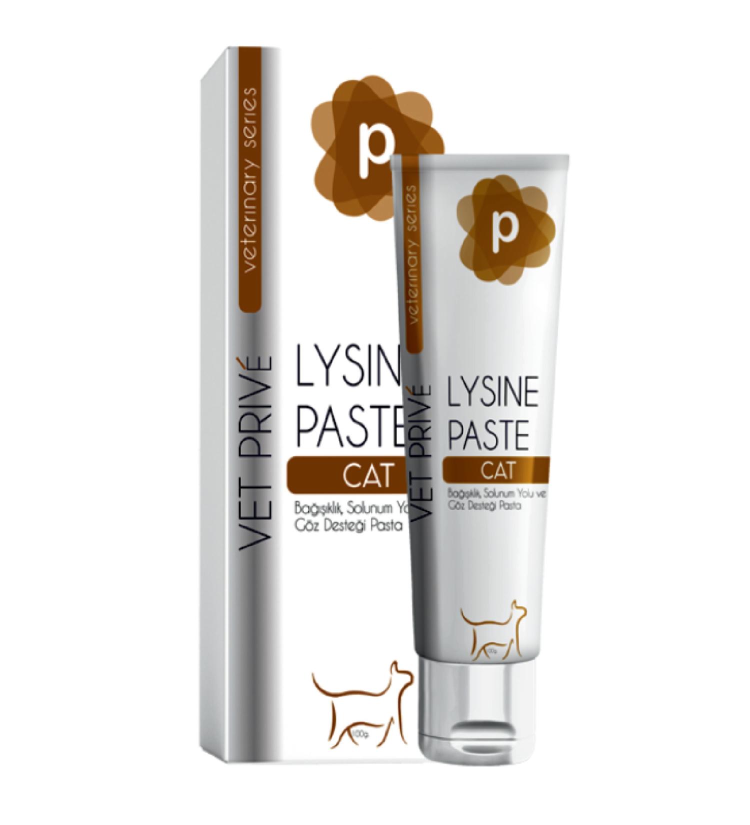 VetPrive Vet Prive Lysine Paste / Immune Respiratory and Eye Support Paste for Cats - Buy Online on GoSupps.com