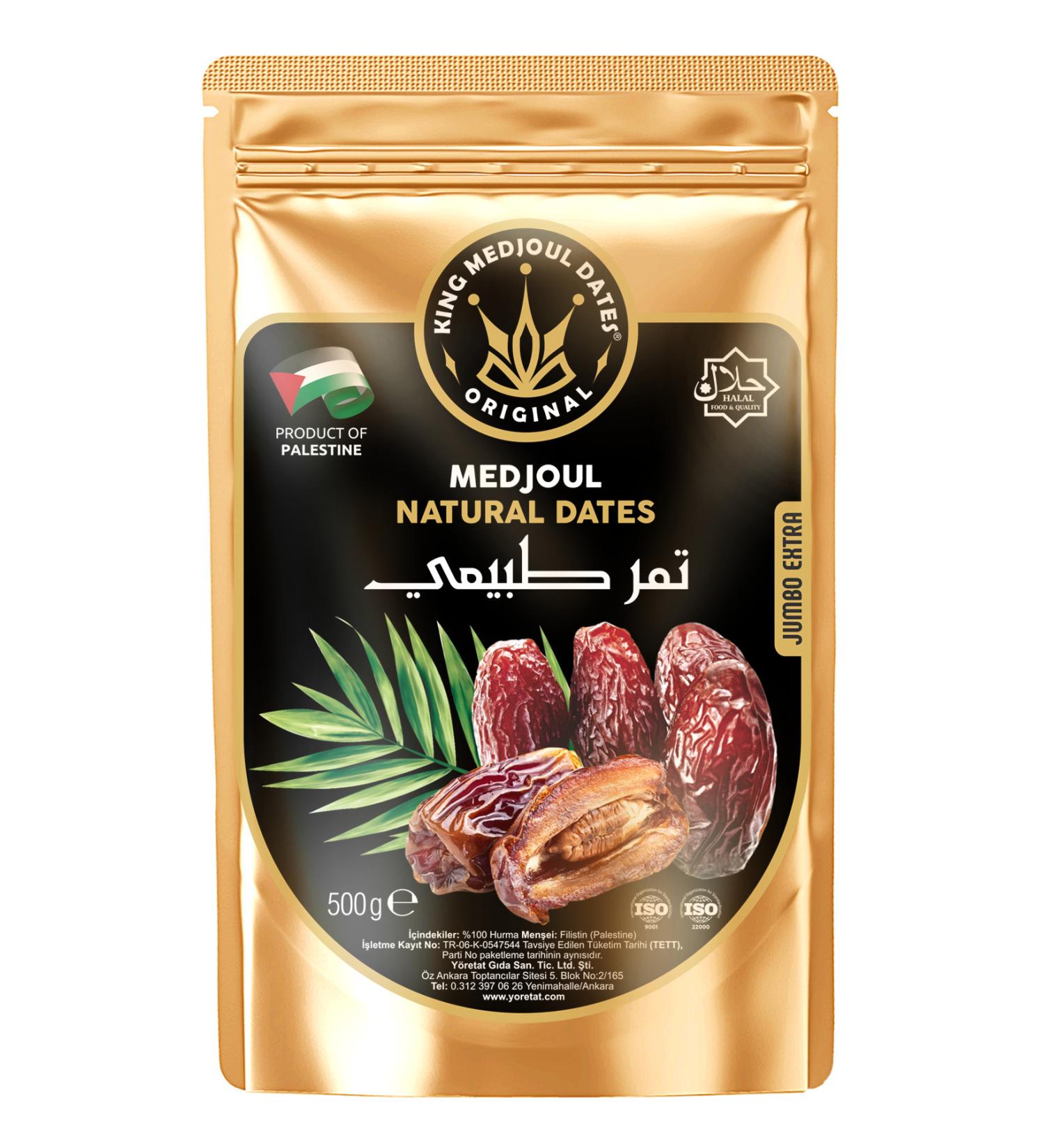 King Medjoul Dates Premium Jerusalem Dates - Jumbo Extra 500 gr - Buy Online on GoSupps.com