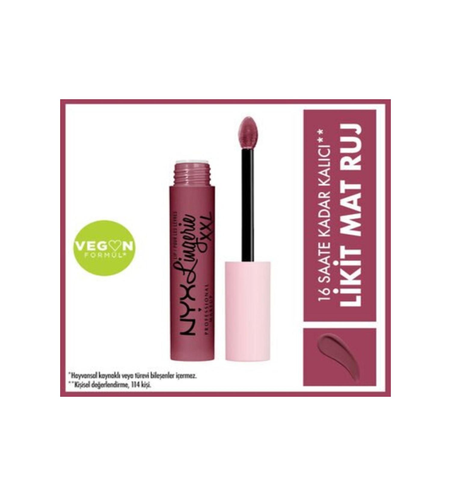 NYX Professional Makeup Lip Lingerie XXL Liquid Lipstick Bust Ed