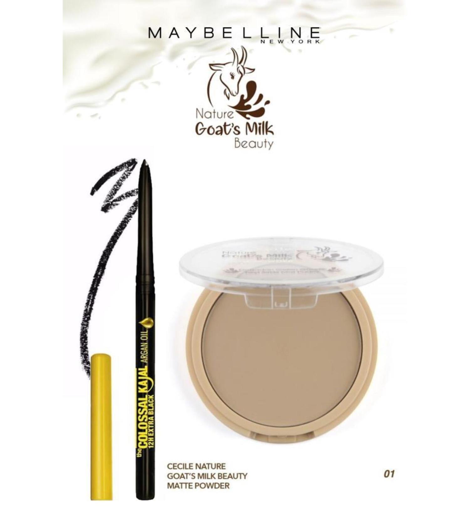 Maybelline New York Maybelline Kajal Pencil Cecile Goat Milk Powder 01 Makeup Set