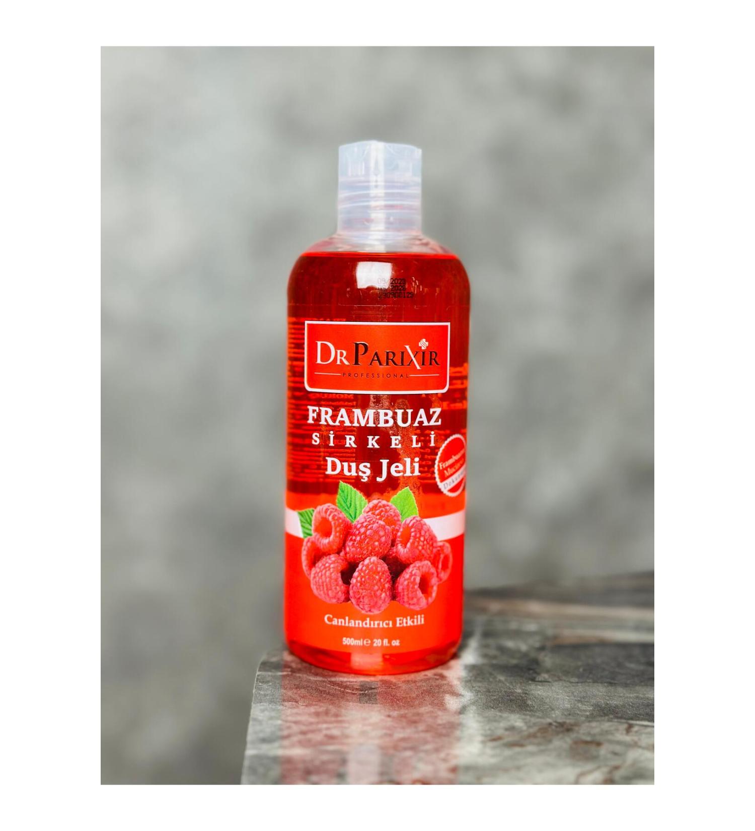 dr parixir cosmetique SHOWER GEL WITH RASPBERRY VINEGAR