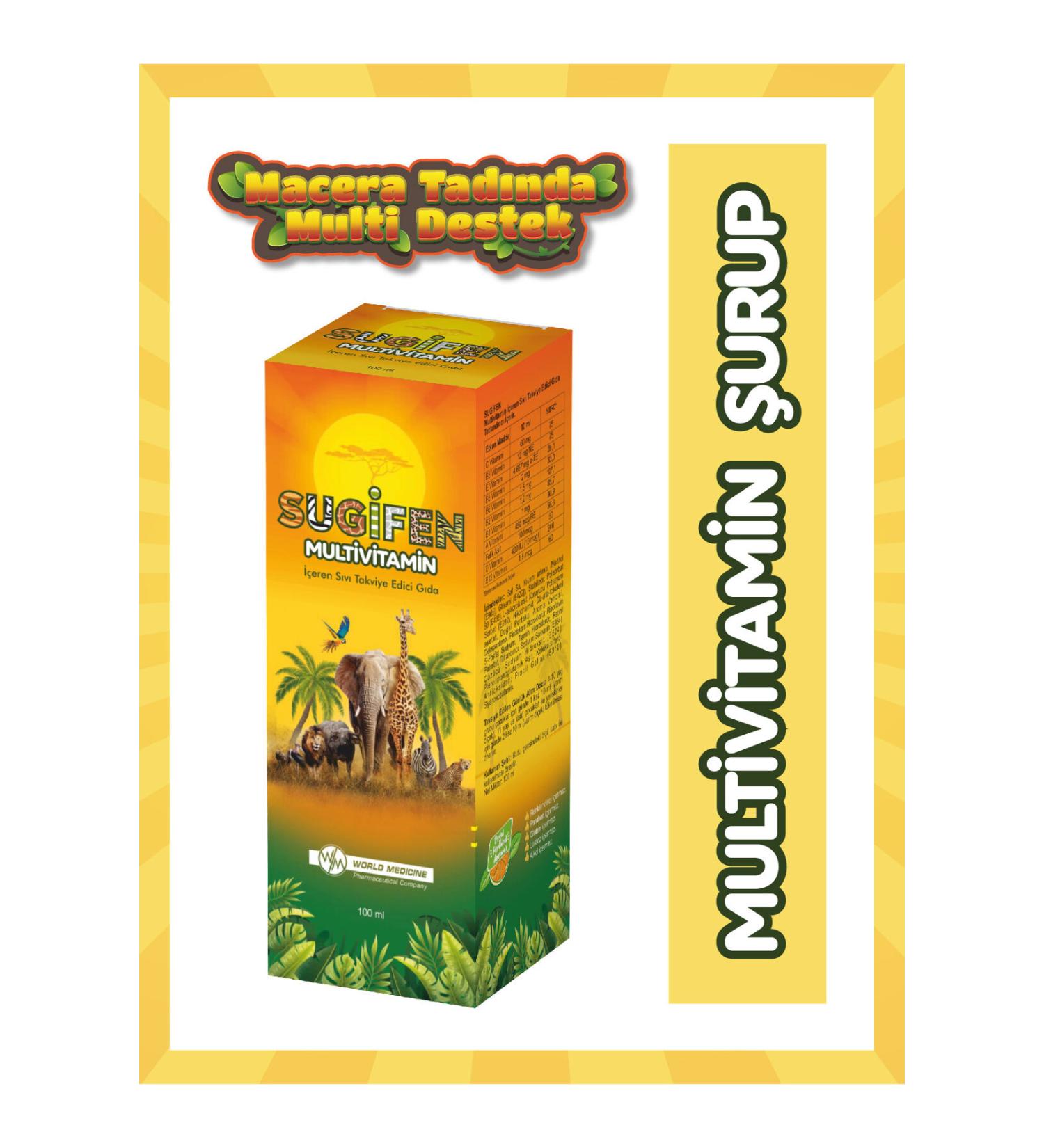 Sugifen Multivitamin Syrup 100 ml - Buy Online on GoSupps.com