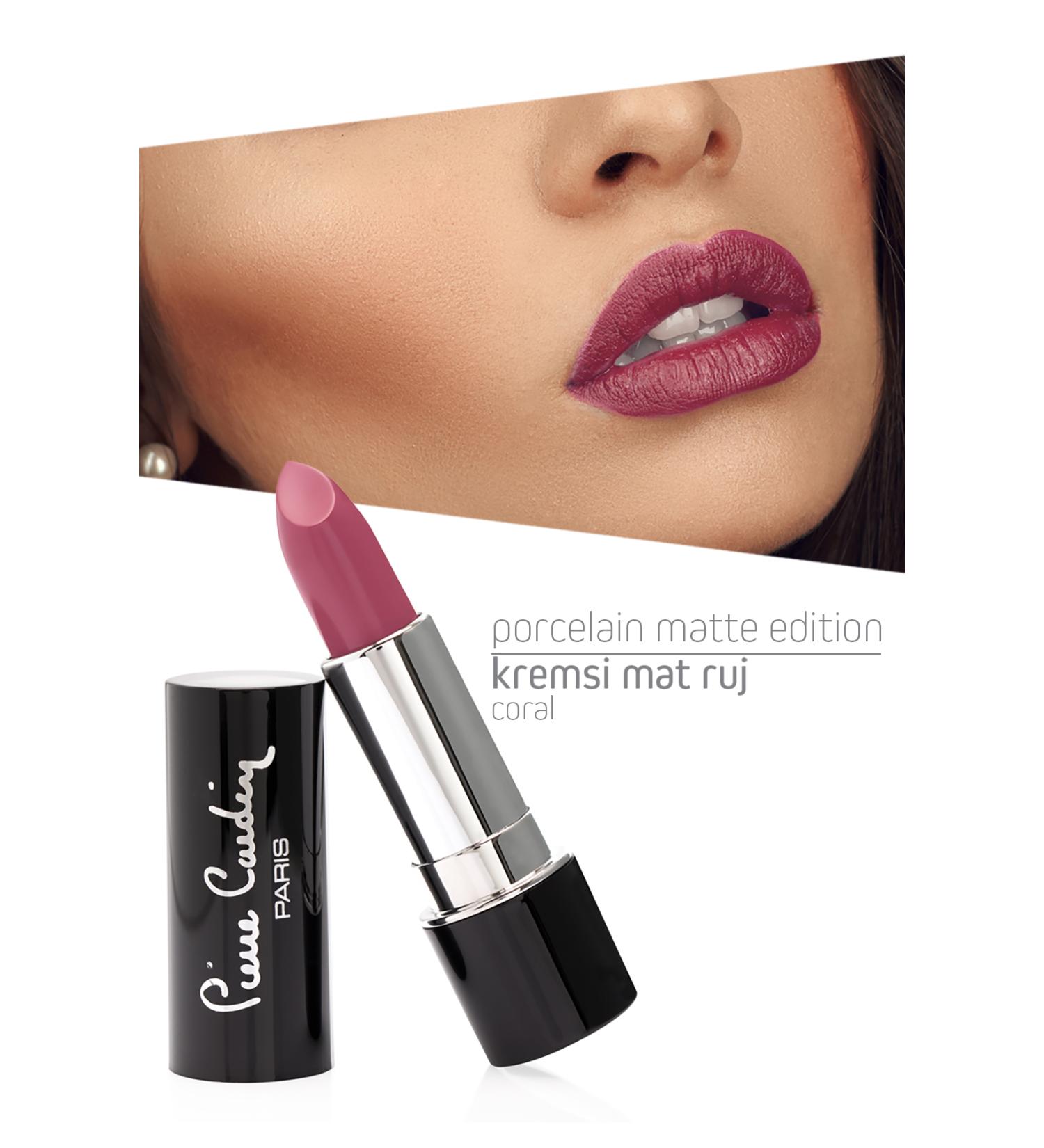 Pierre Cardin Porcelain Matte Edition Lipstick - Coral -203