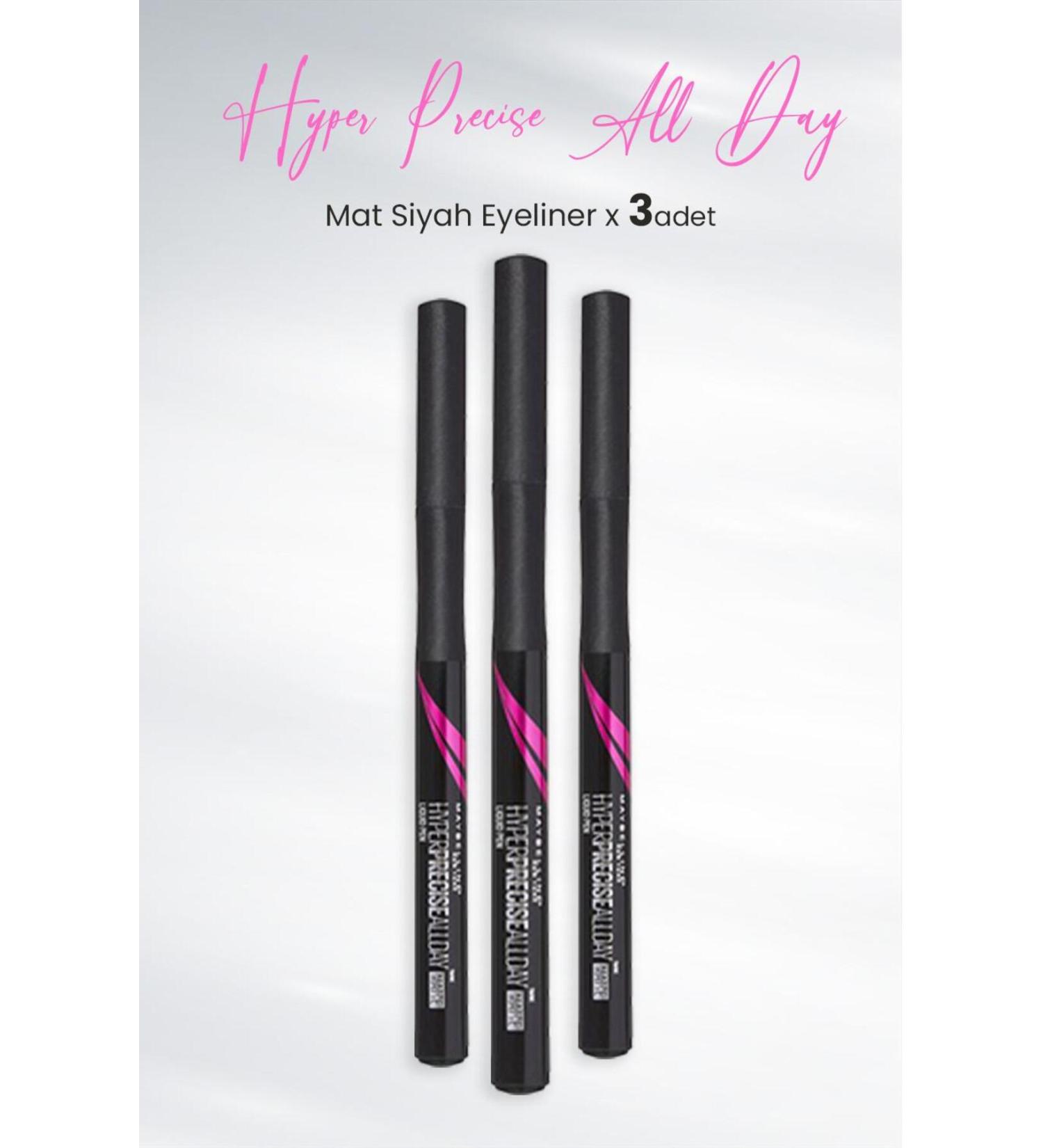Maybelline New York Eyeliner Hyper Precise All Day Matte Black