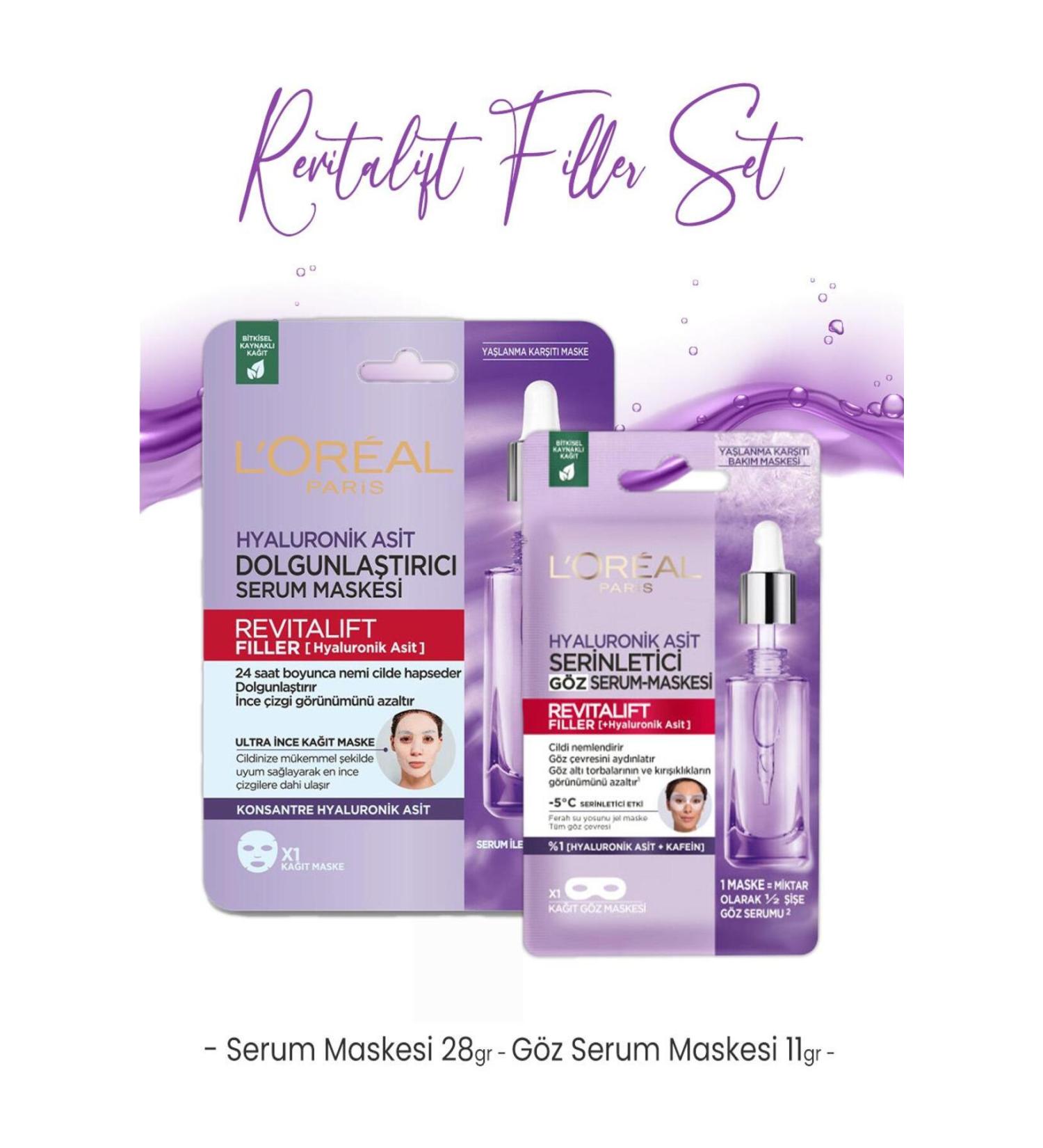 L'Oreal Paris Loreal Paris Revitalift Filler Plumping Face and Eye Serum Mask