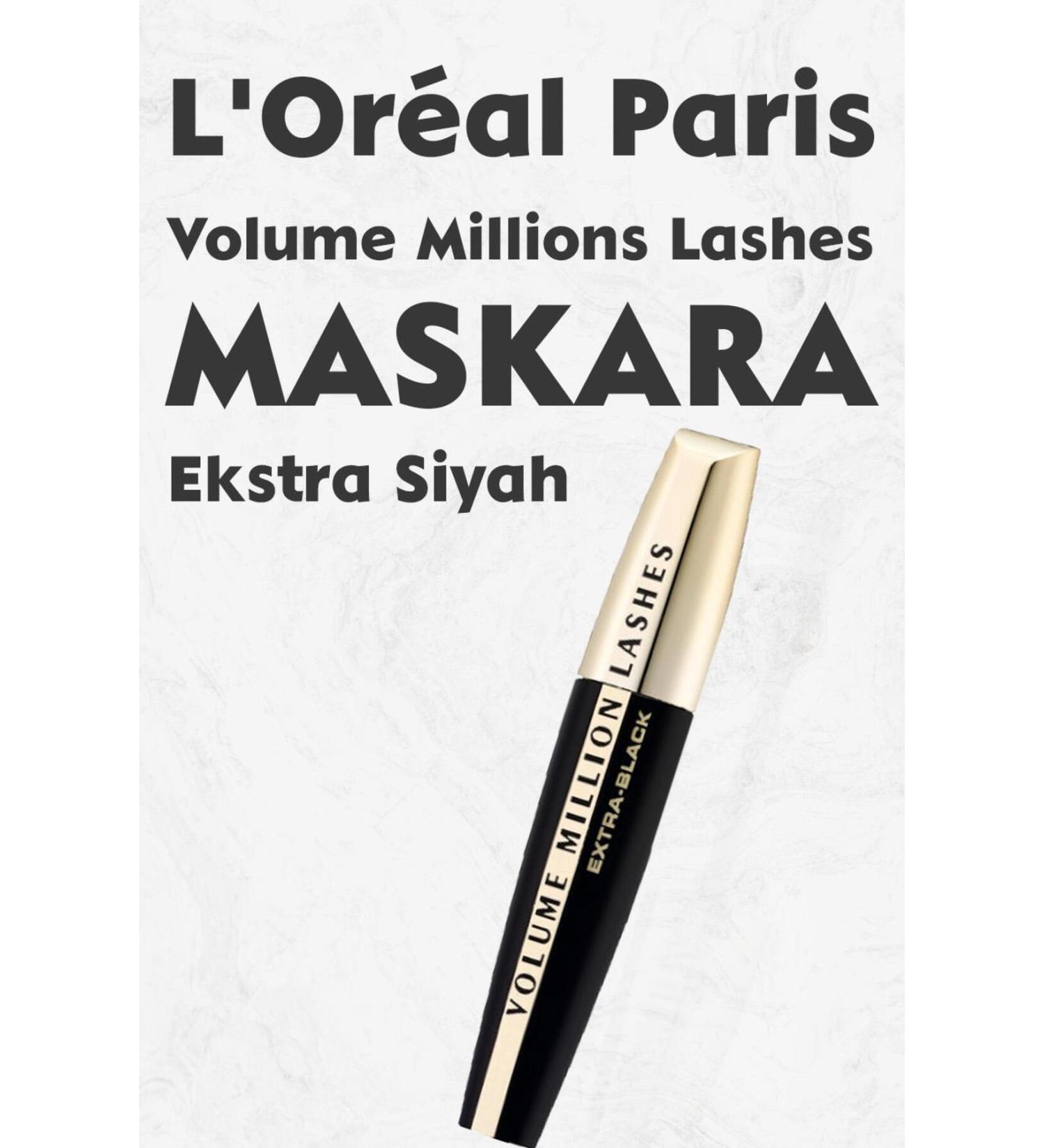 L'Oreal Paris Loreal Paris Volume Millions Lashes Mascara Extra Black