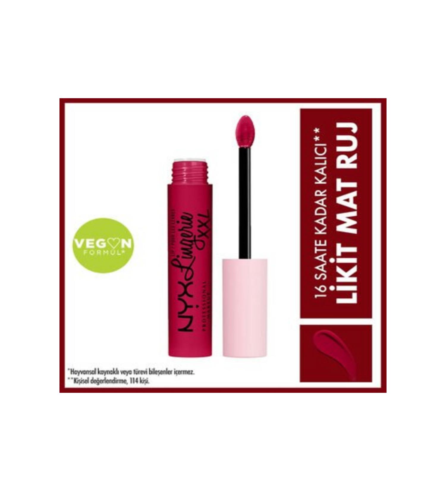 NYX Professional Makeup Lip Lingerie XXL Liquid Lipstick Stamina