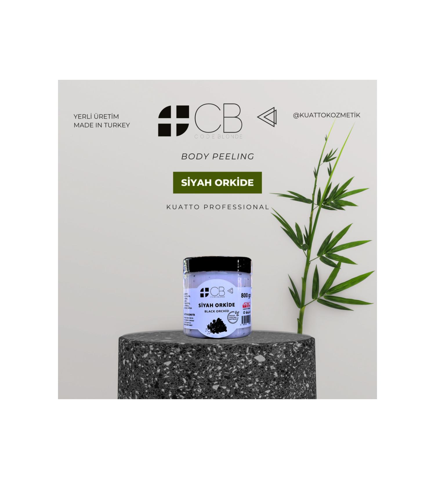 CODE BLONDE BODY PEELING BLACK ORCHID 800 GR.