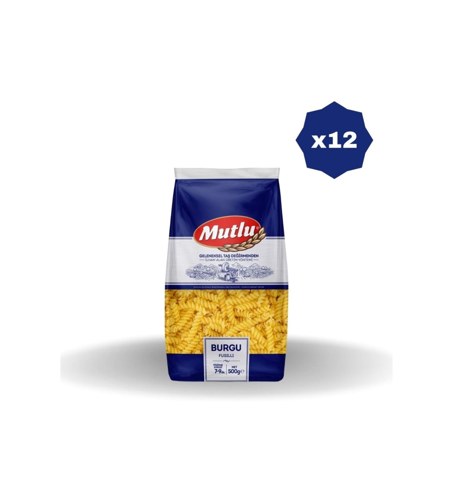 Mutlu BURGU PASTA 500 GR X 12 PIECES